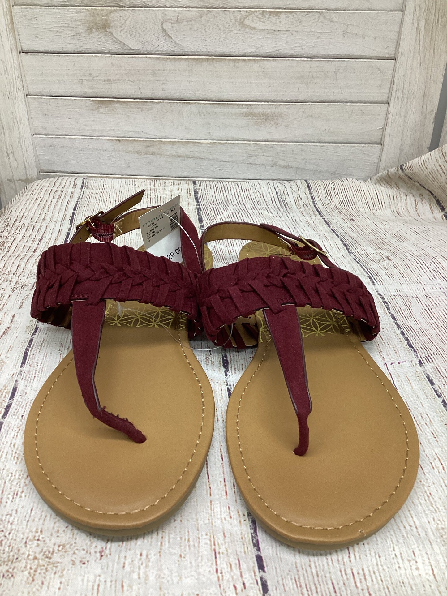 Sandals Flats By Maurices Size: 7