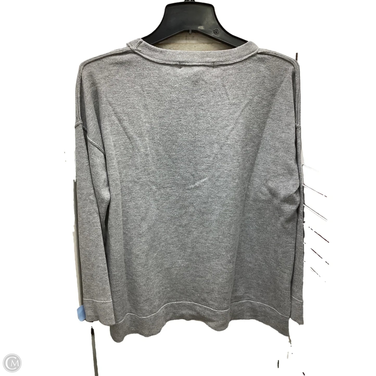 Top Long Sleeve By Forever 21 In Grey, Size: S