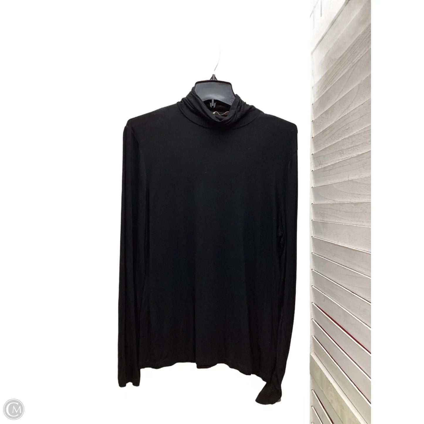 Top Long Sleeve By H&m In Black, Size: Xl