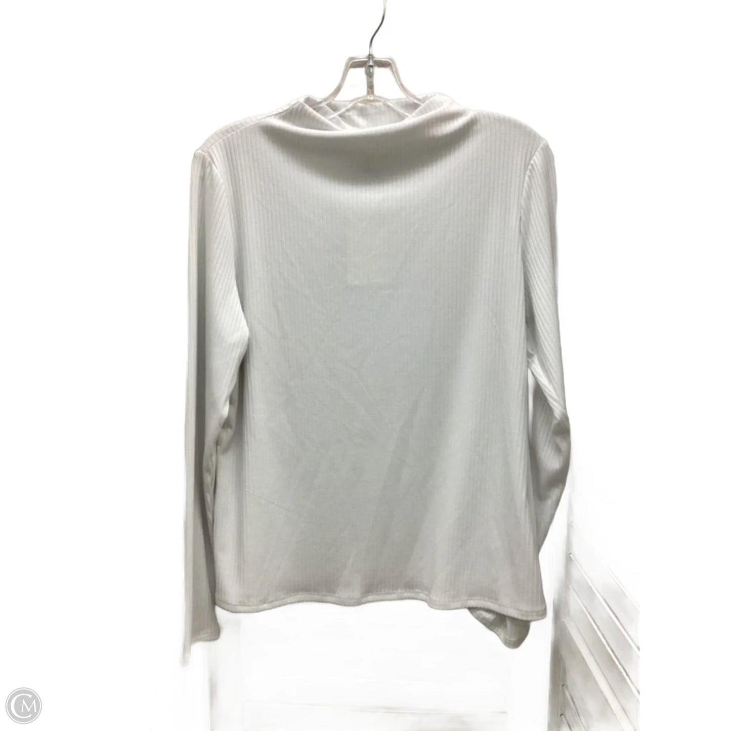 Top Long Sleeve By A New Day In White, Size: Xl