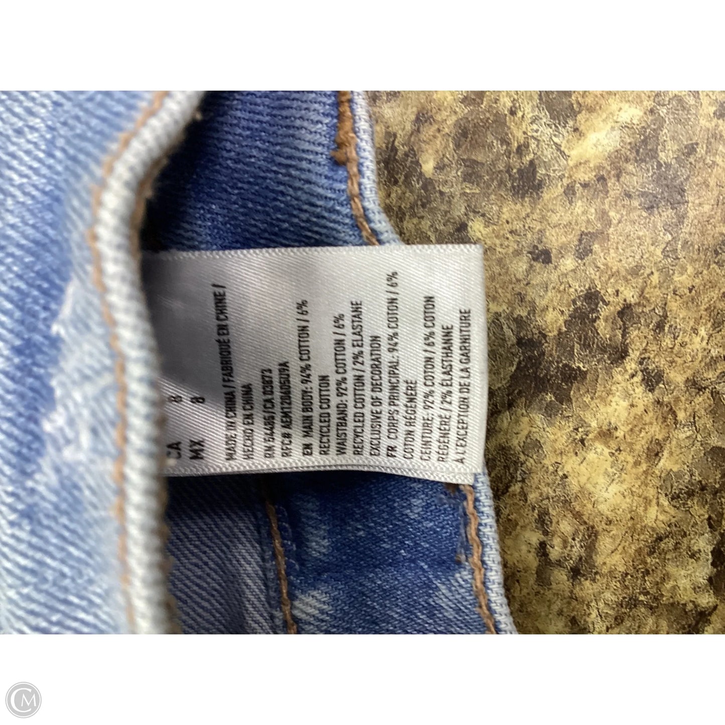 Shorts By American Eagle In Blue Denim, Size: 8