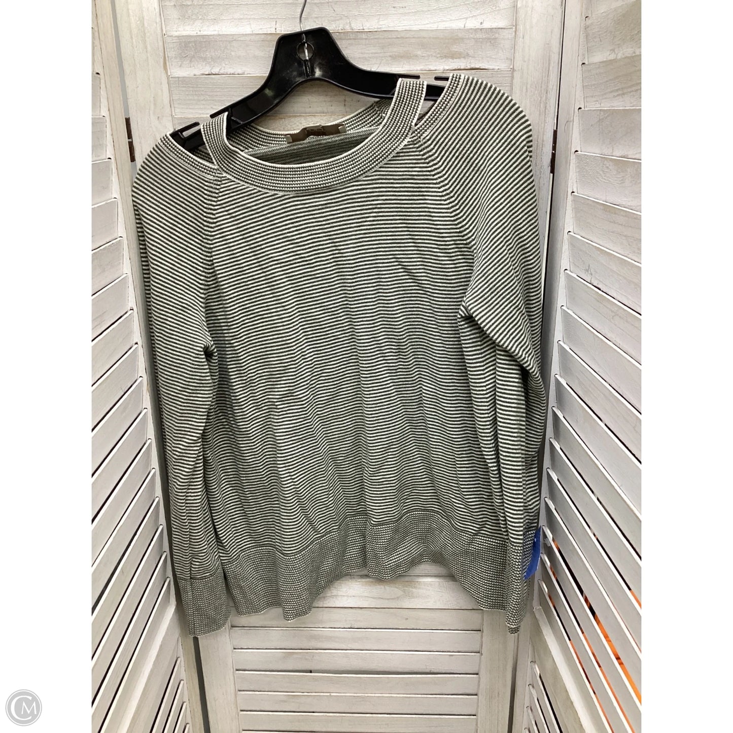 Sweater By Loft In Striped Pattern, Size: M