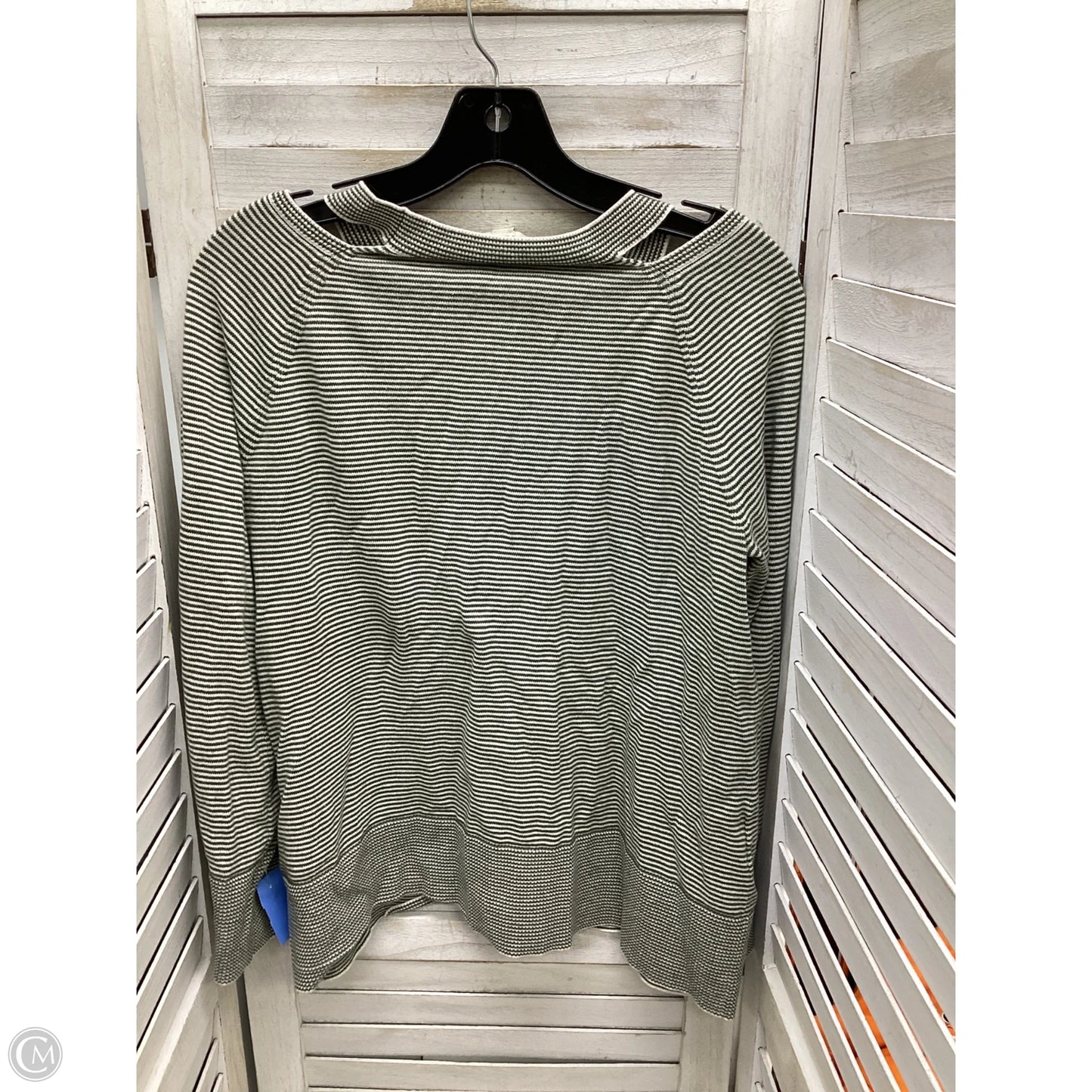 Sweater By Loft In Striped Pattern, Size: M