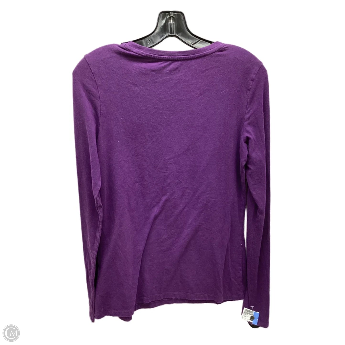 Top Long Sleeve By Amazon Essentials In Purple, Size: M