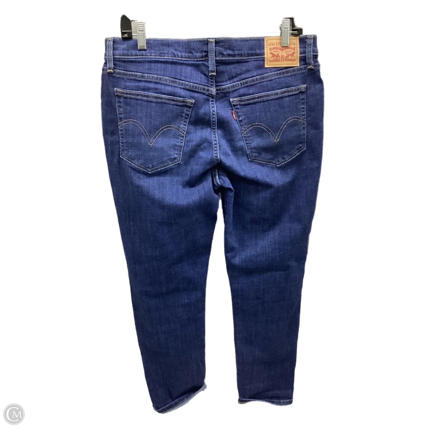 Jeans Boyfriend By Levis In Blue Denim, Size: 8