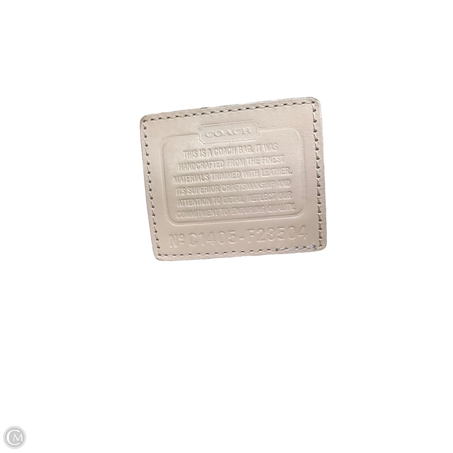 Handbag Designer By Coach, Size: Medium
