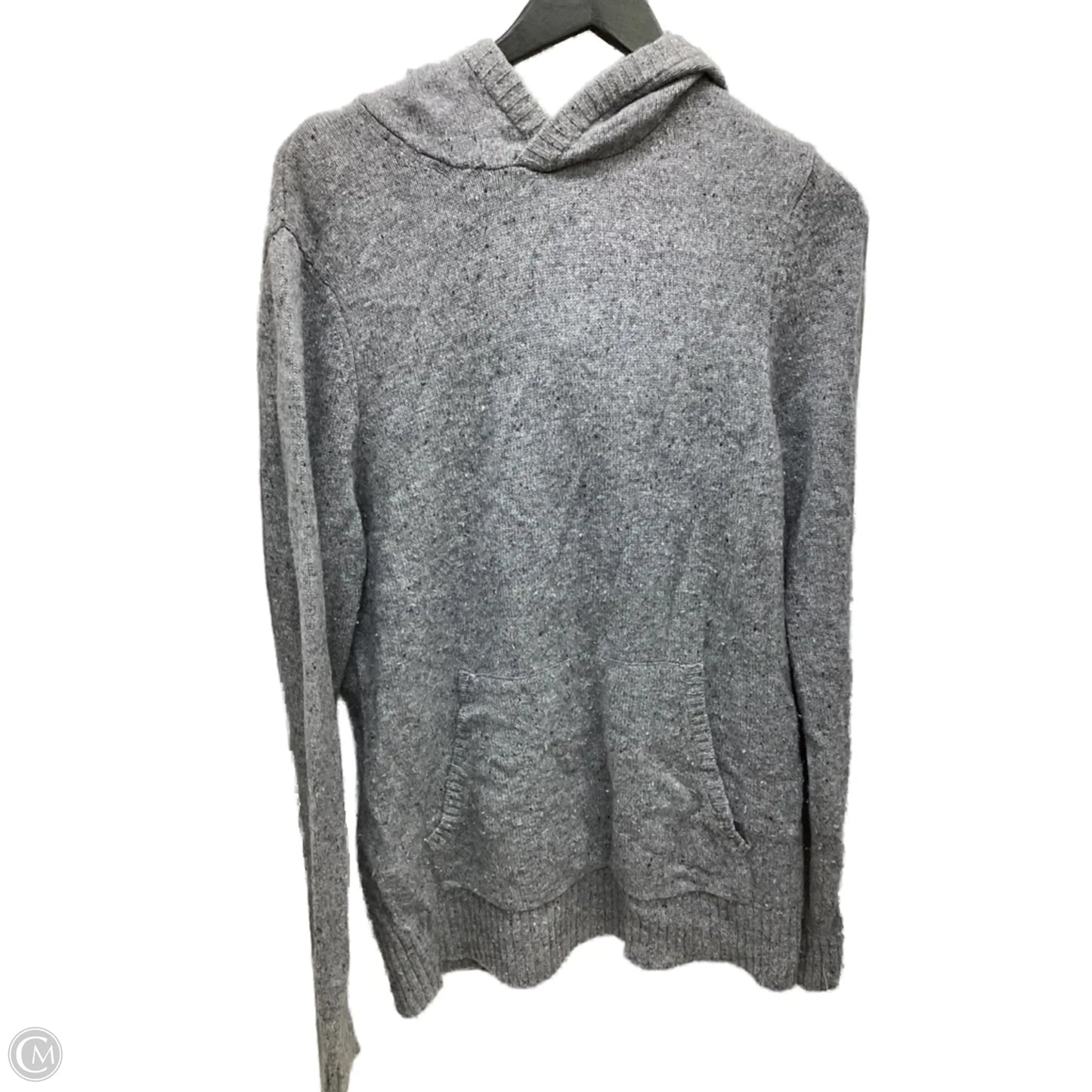 Sweatshirt Hoodie By Garnet Hill In Grey, Size: S