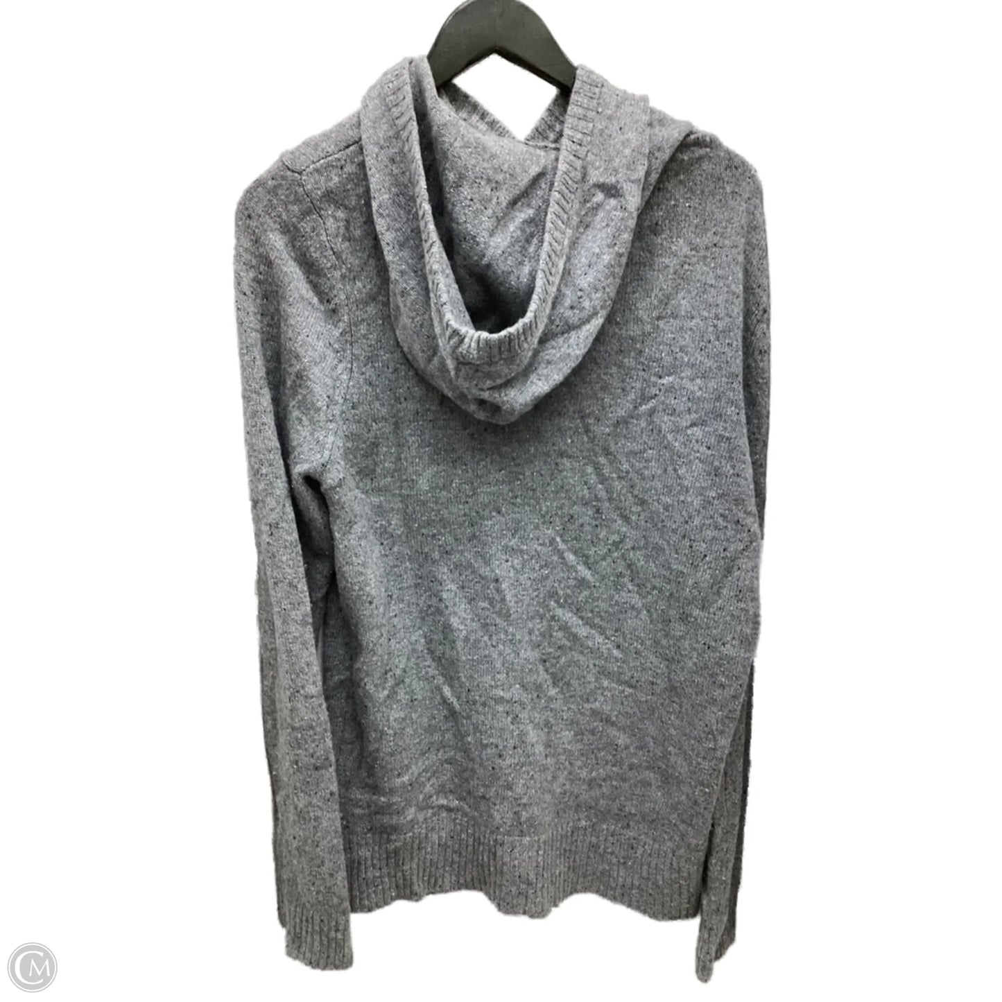 Sweatshirt Hoodie By Garnet Hill In Grey, Size: S