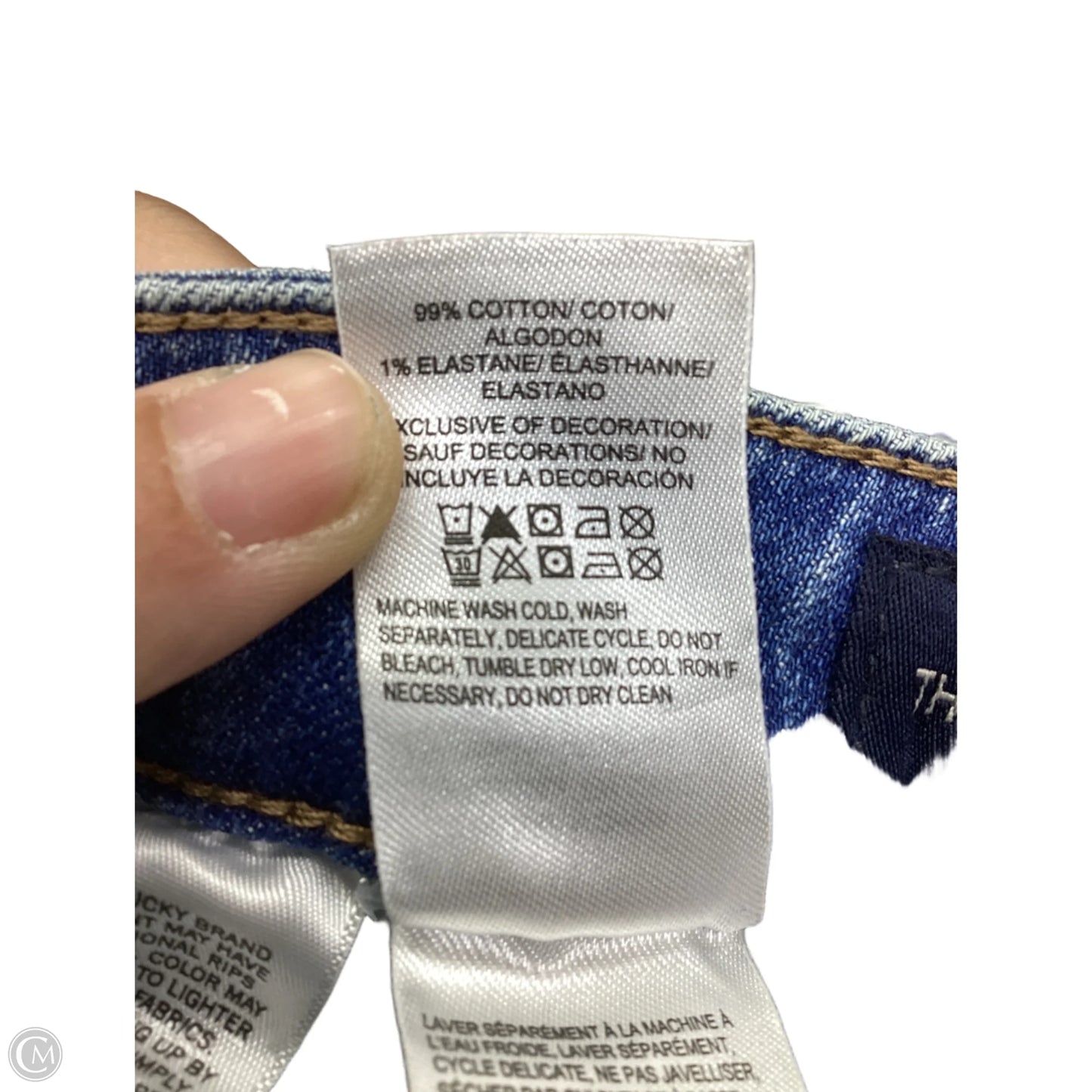 Shorts By Lucky Brand In Blue Denim, Size: 4