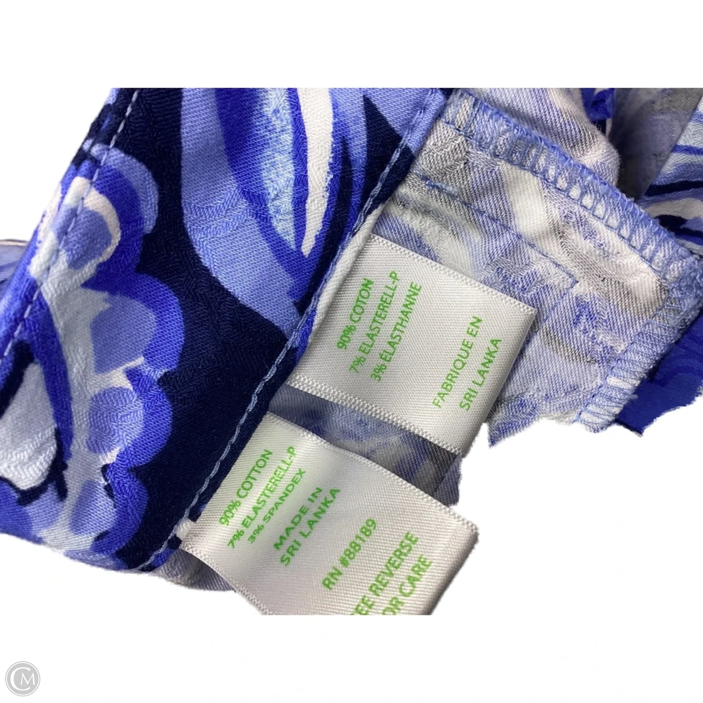 Pants Designer By Lilly Pulitzer In Blue & White, Size: 16