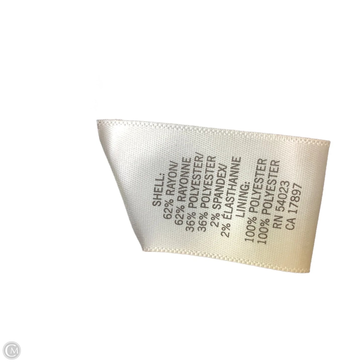 Dress Casual Midi By Banana Republic In Black & White, Size: 6