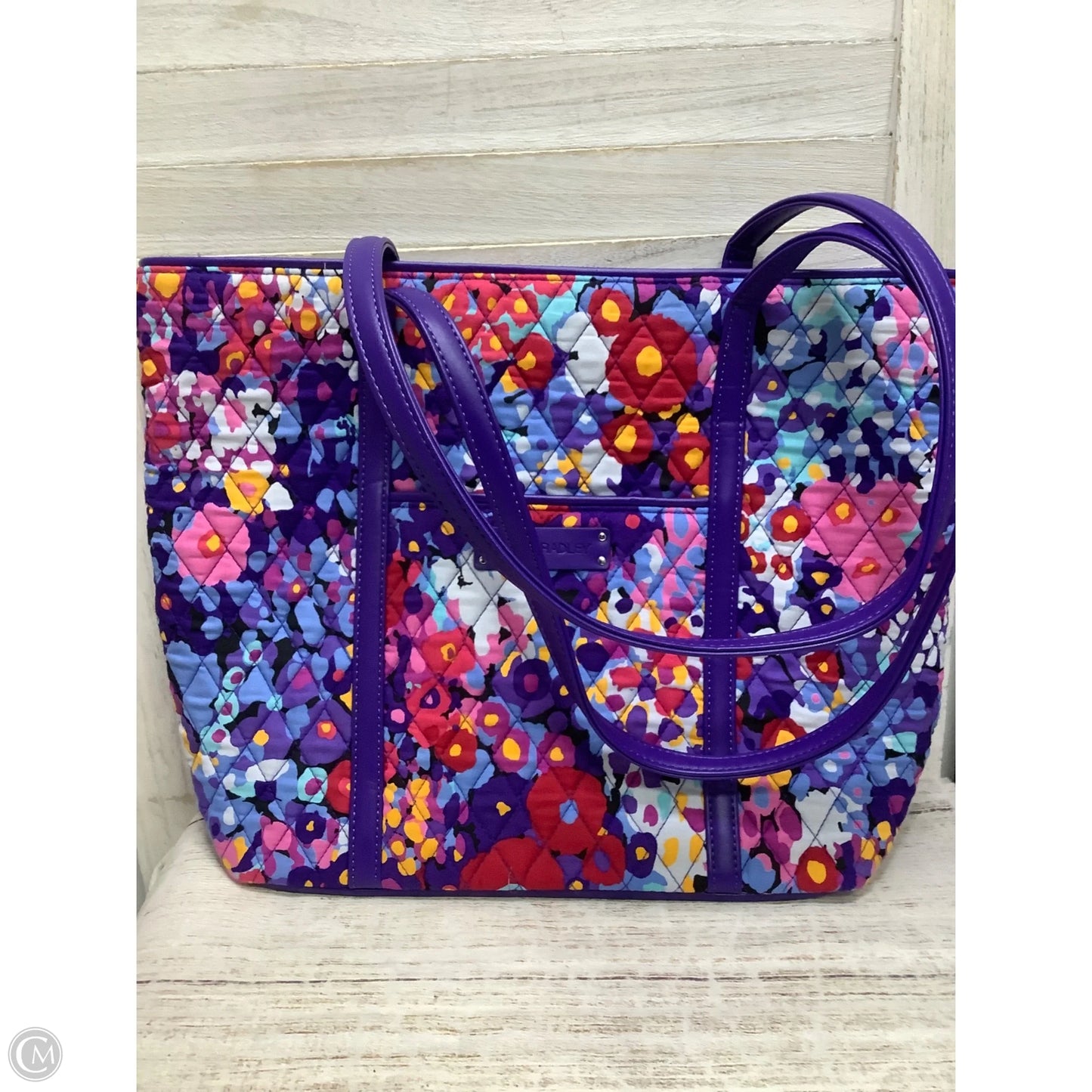 Handbag By Vera Bradley, Size: Medium