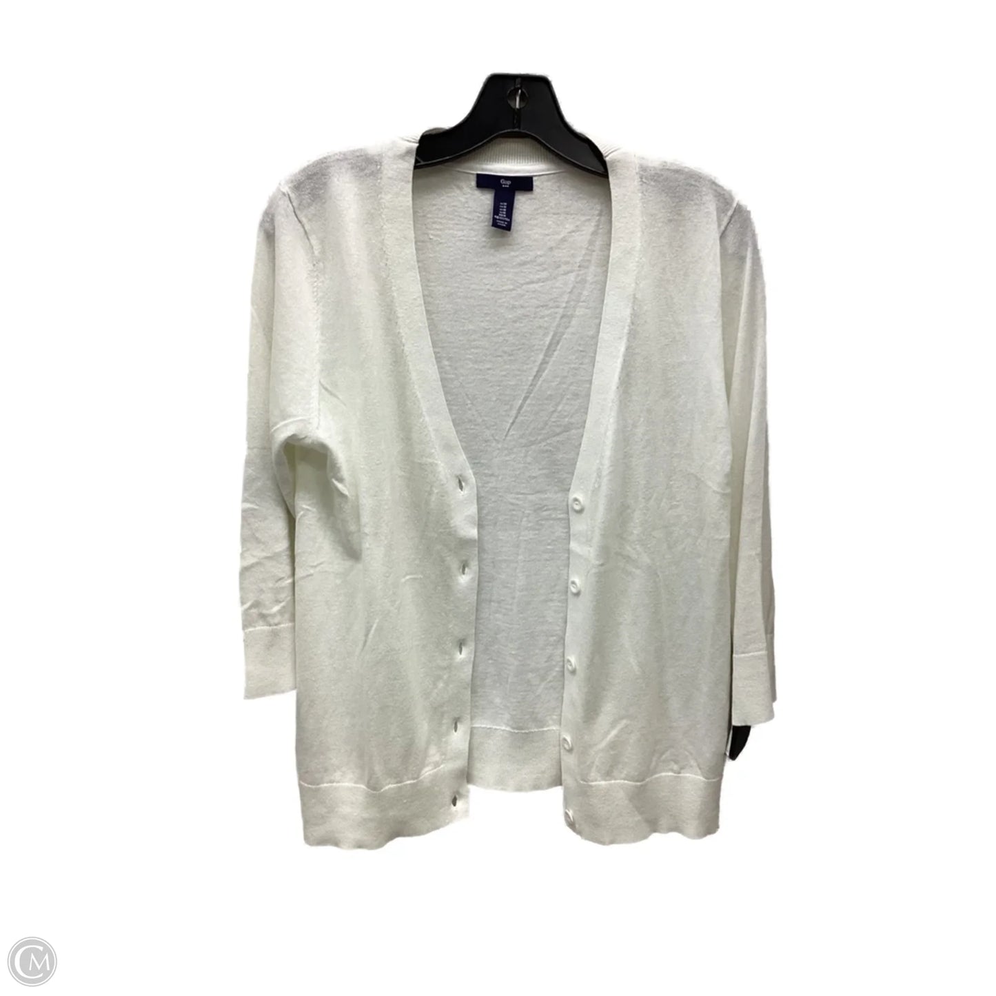 Cardigan By Gap In Ivory, Size: M
