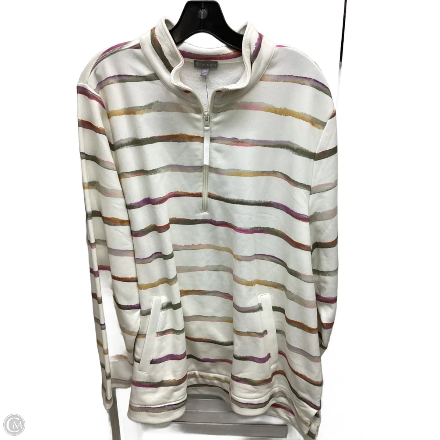 Top Long Sleeve By Talbots In Multi-colored, Size: 3x