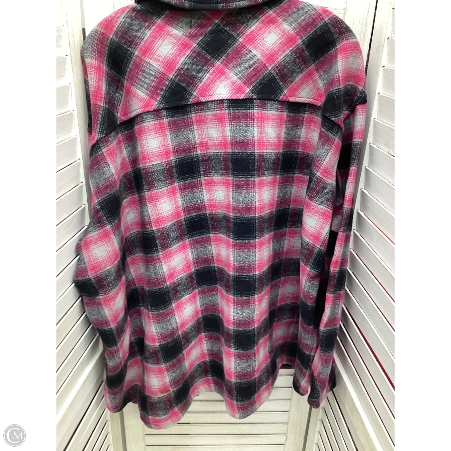 Jacket Other By Torrid In Plaid Pattern, Size: 2x