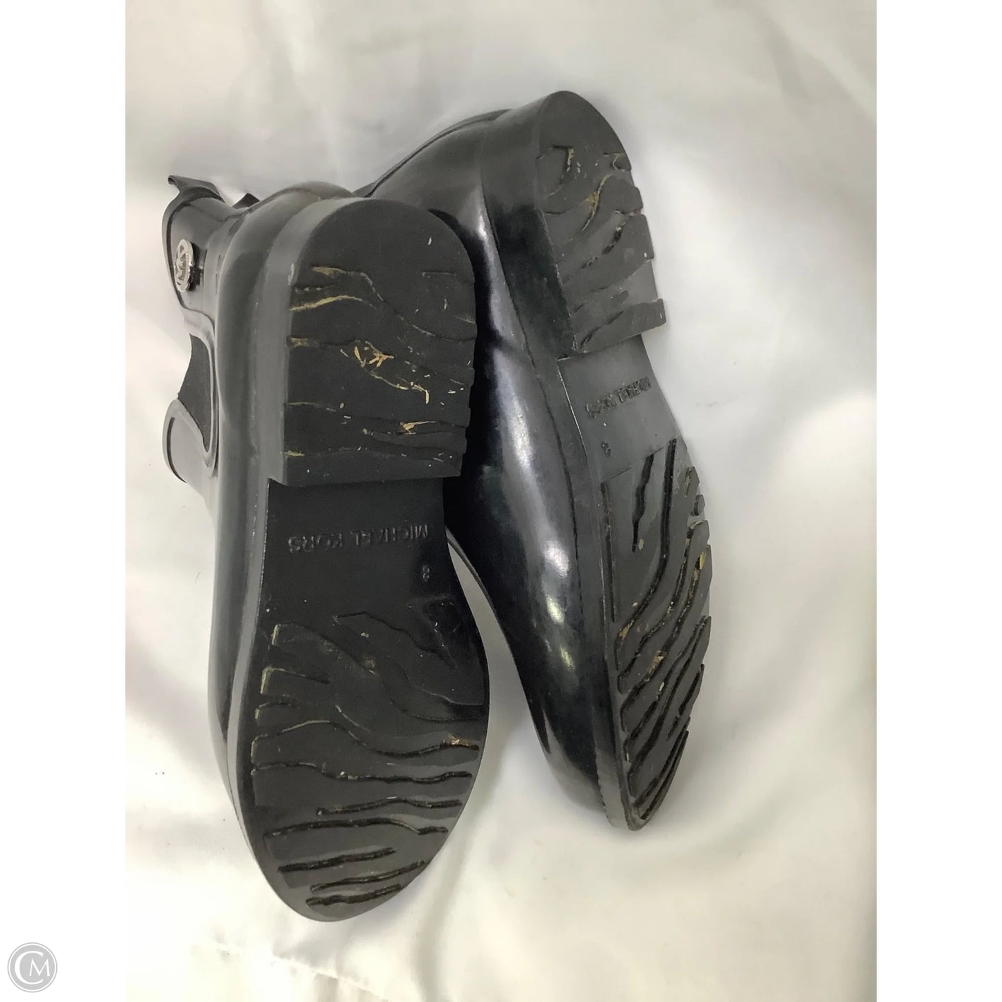 Boots Designer By Michael Kors In Black, Size: 8