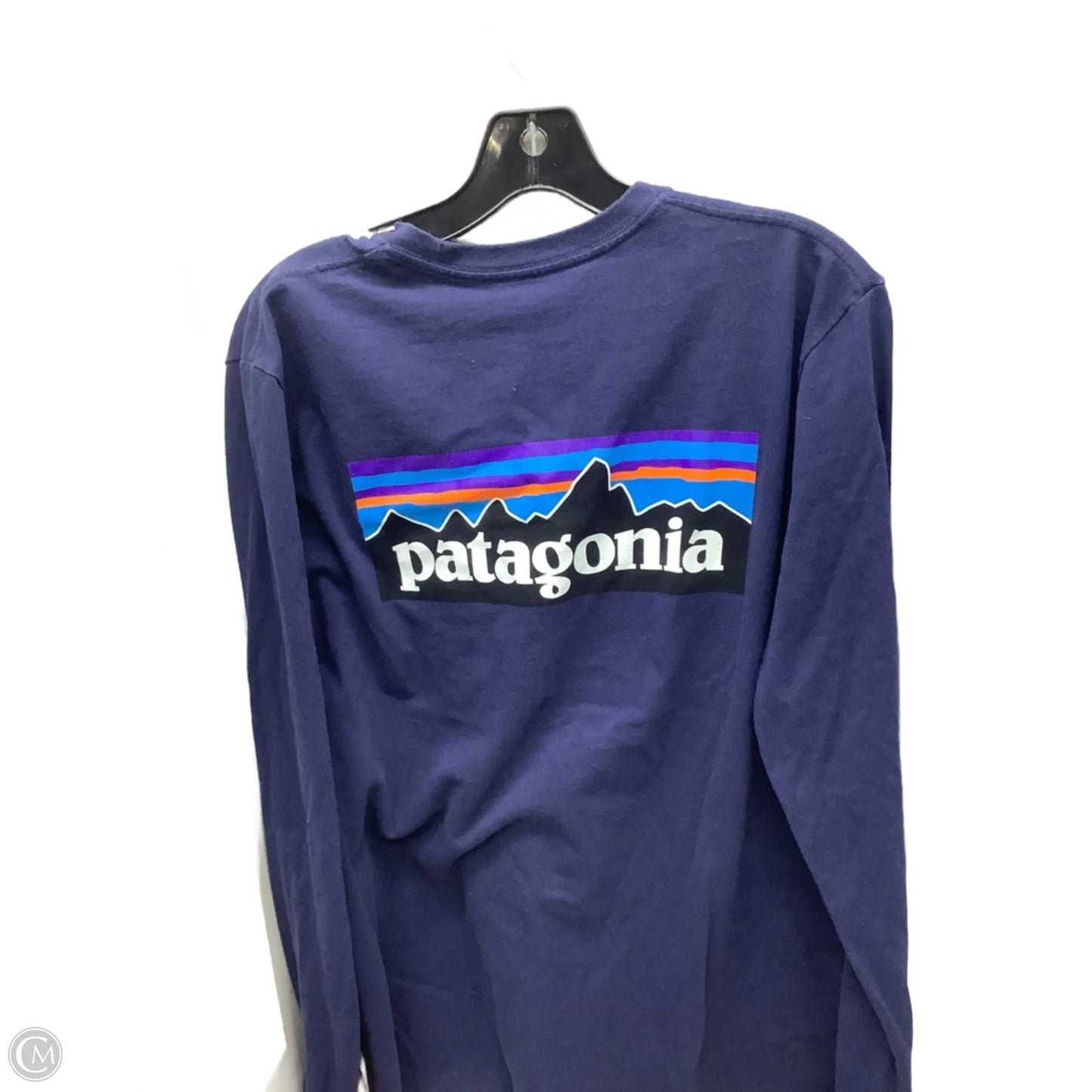 Top Long Sleeve Basic By Patagonia In Navy, Size: M