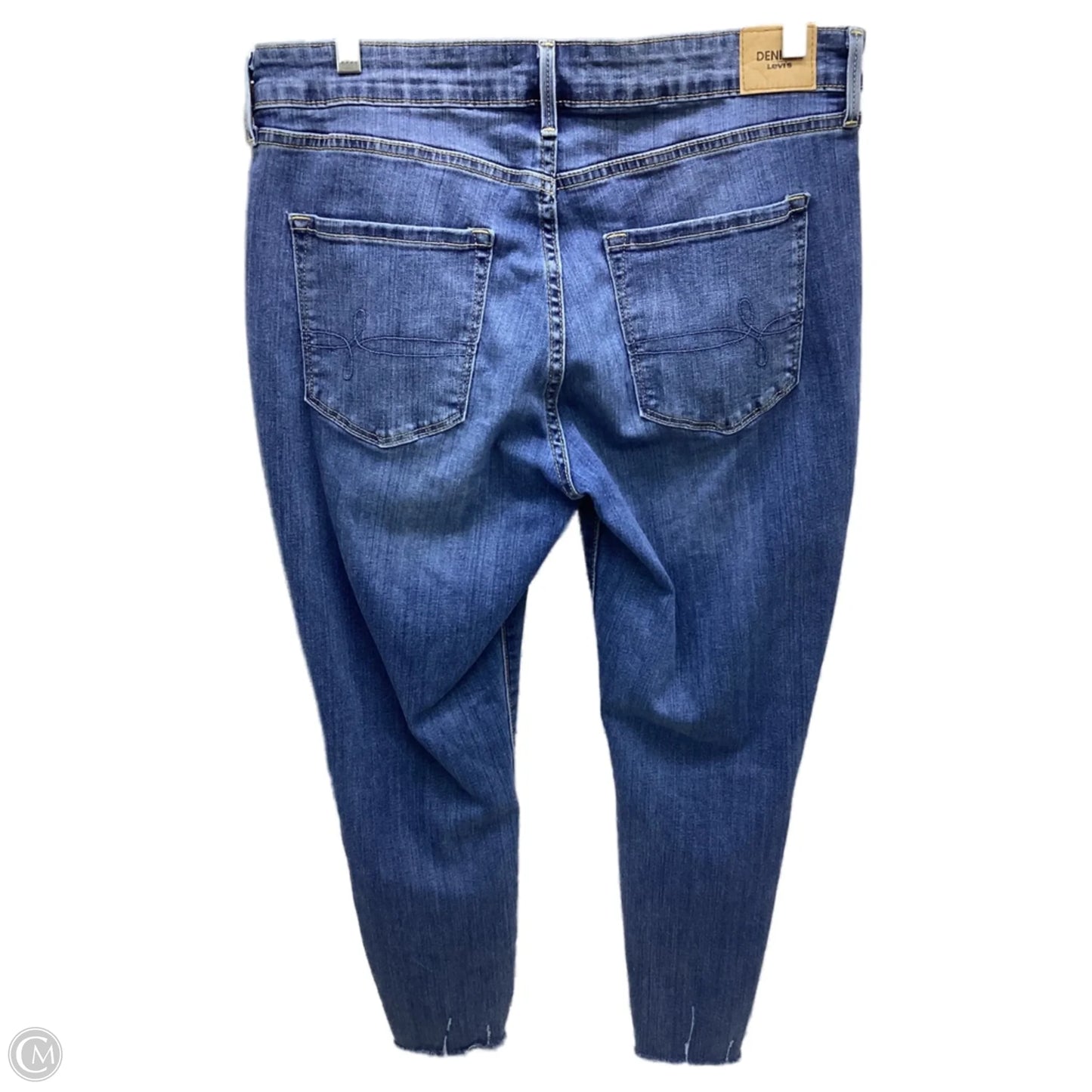 Jeans Skinny By Denizen By Levis In Blue Denim, Size: 10