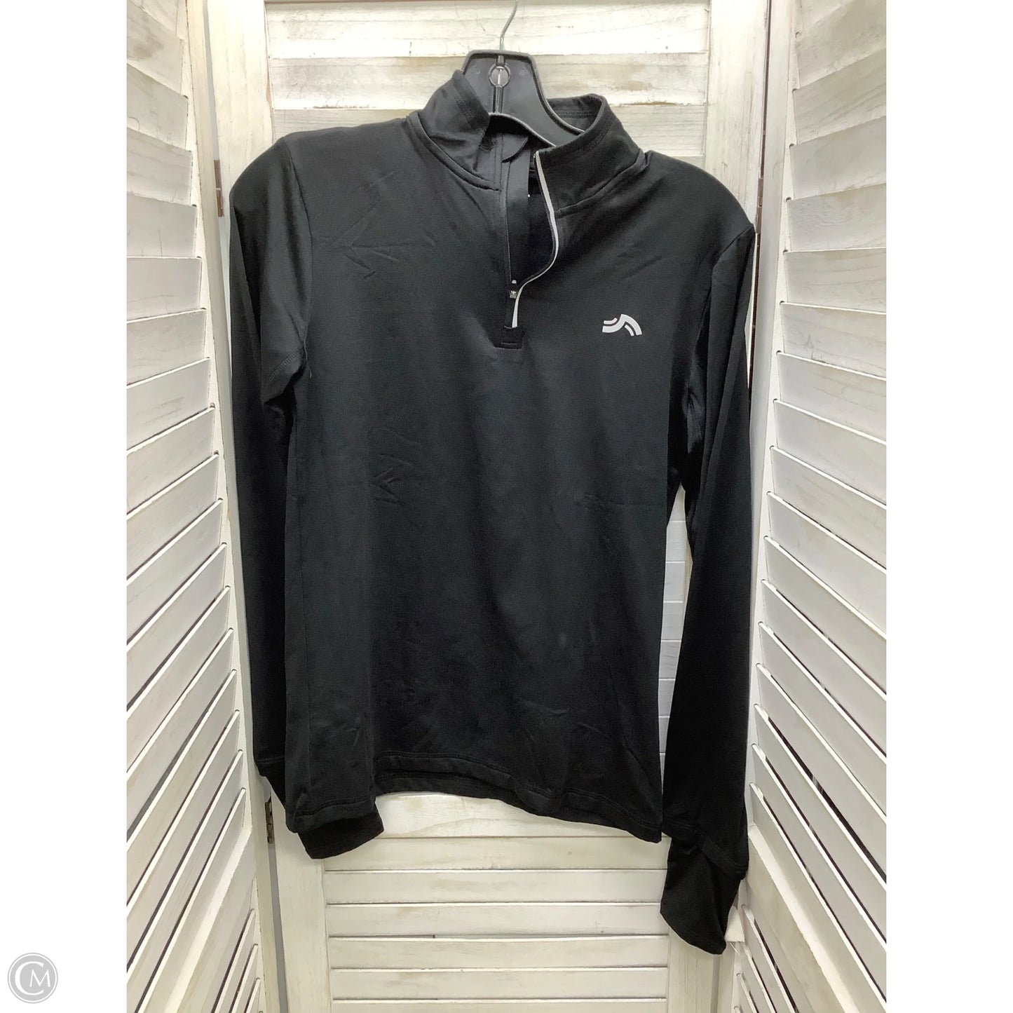 Athletic Jacket By Clothes Mentor In Black, Size: S