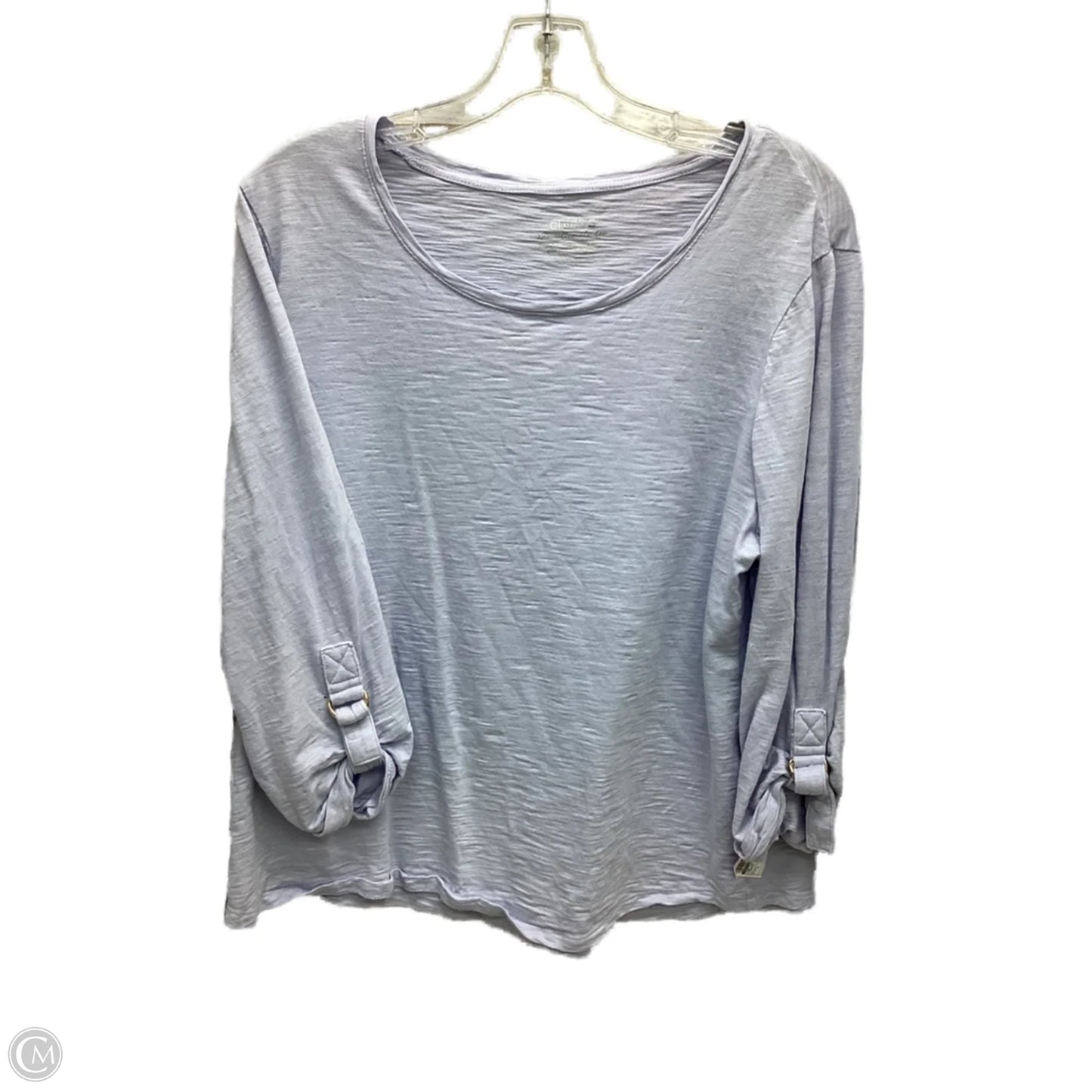 Top Long Sleeve By Chicos In Purple, Size: L