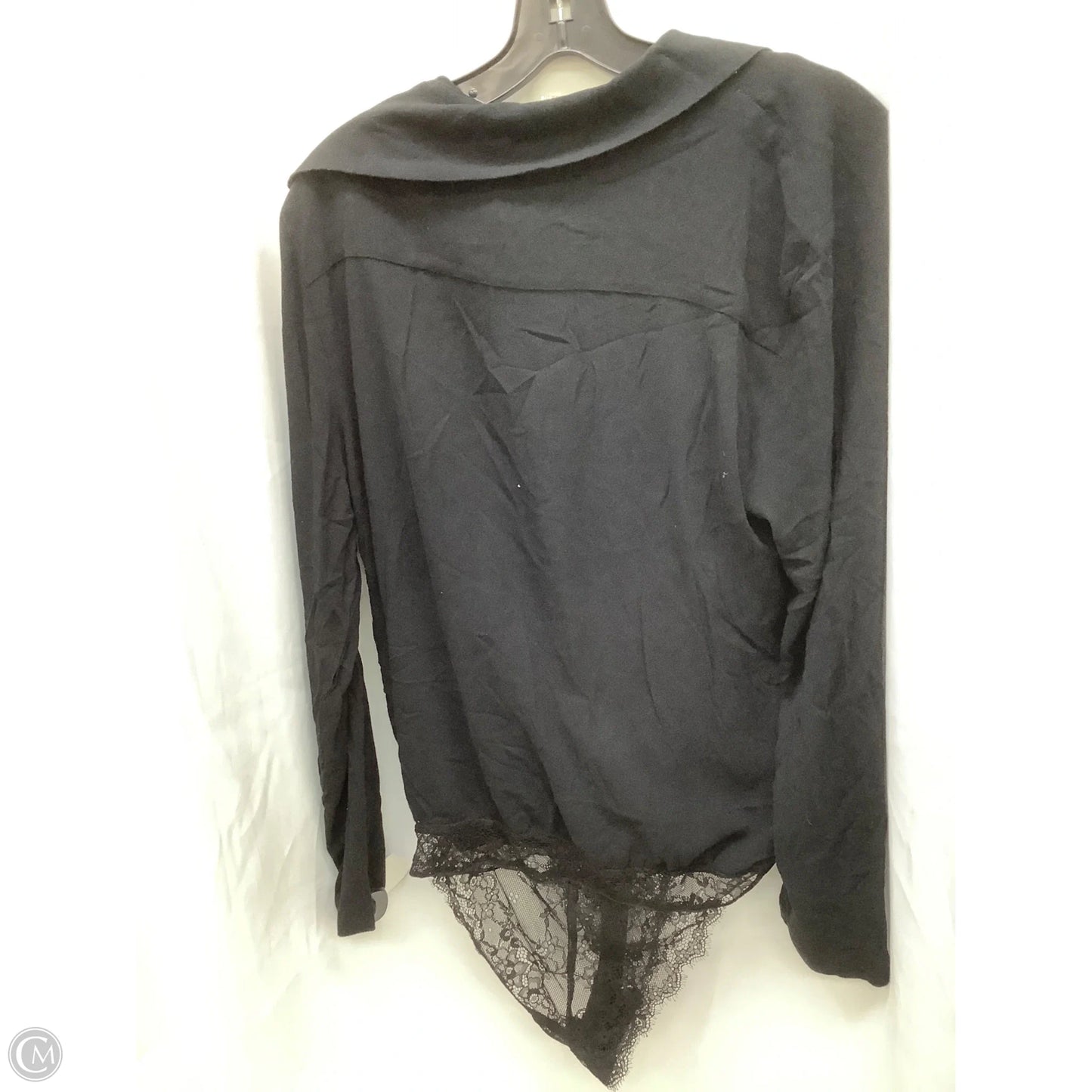 Top Long Sleeve By Free People In Black, Size: S
