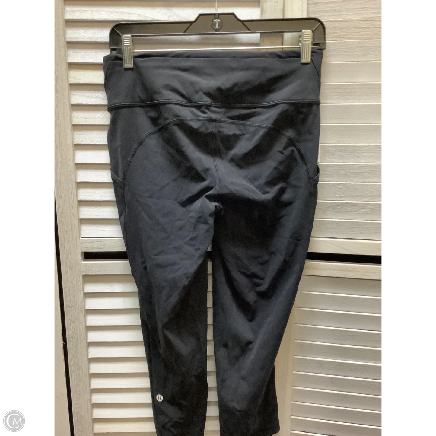Athletic Leggings Capris By Lululemon In Black, Size: 8