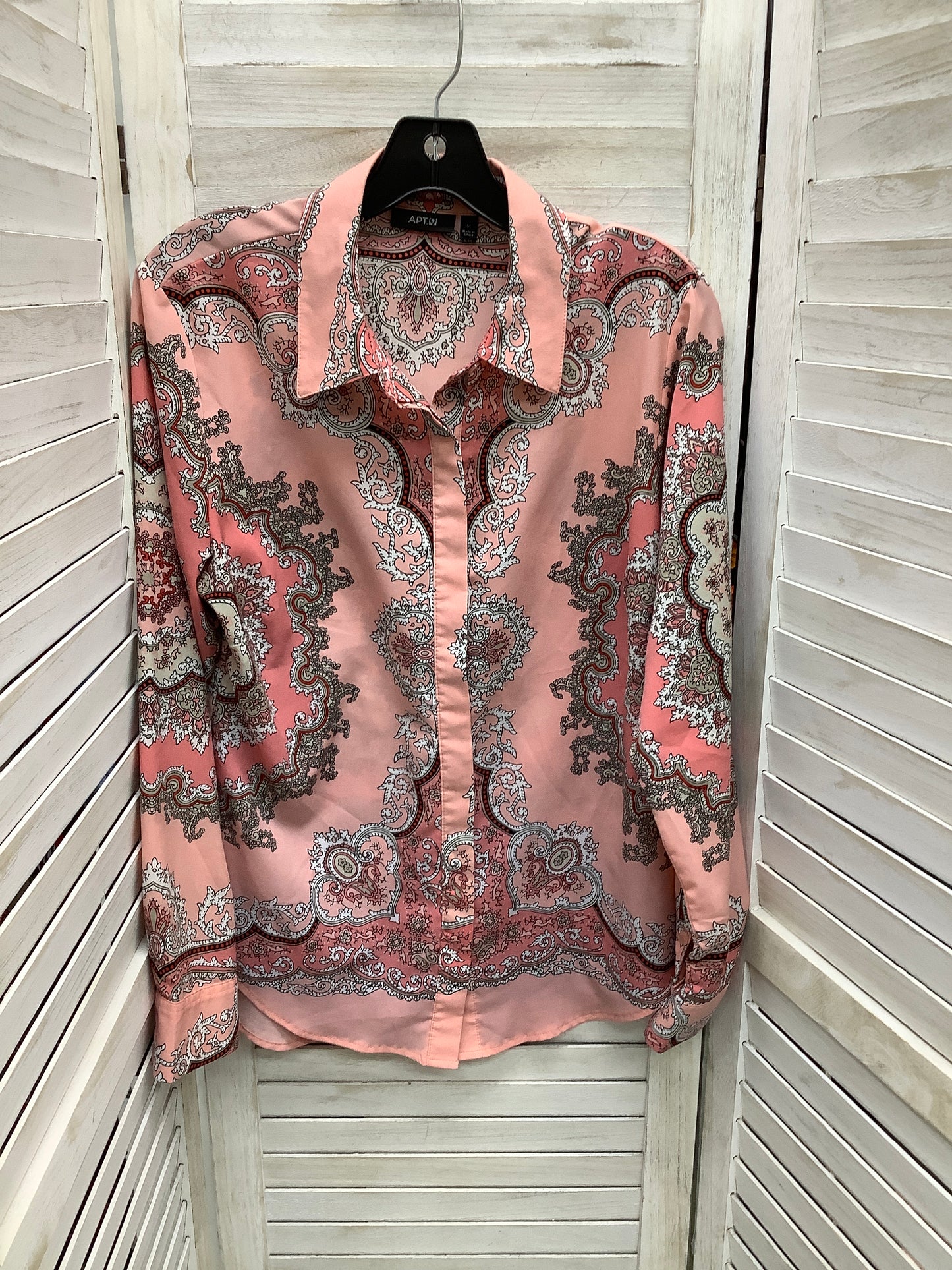 Blouse Long Sleeve By Apt 9 Size: M