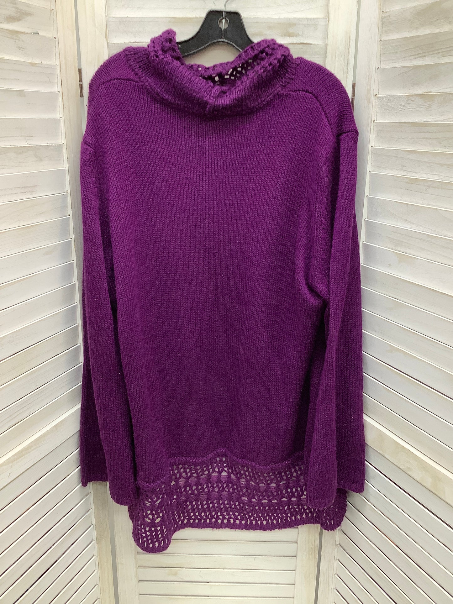 Sweater Cardigan By Bandolino Size: 3x