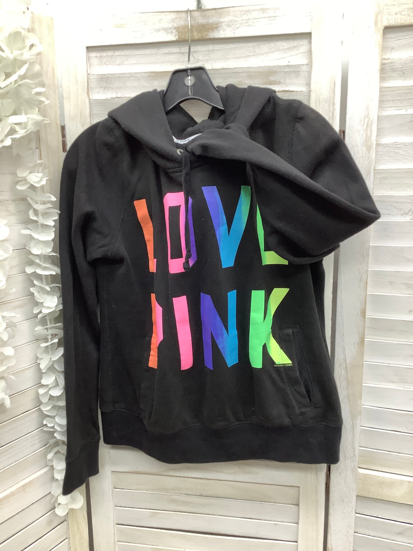 Sweatshirt Hoodie By Pink Size: M