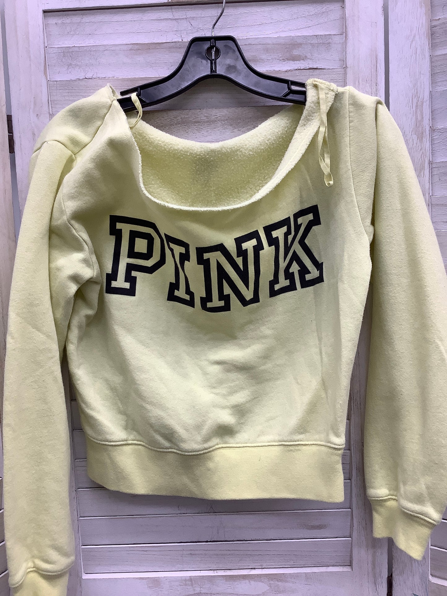 Sweatshirt Crewneck By Pink Size: Xs