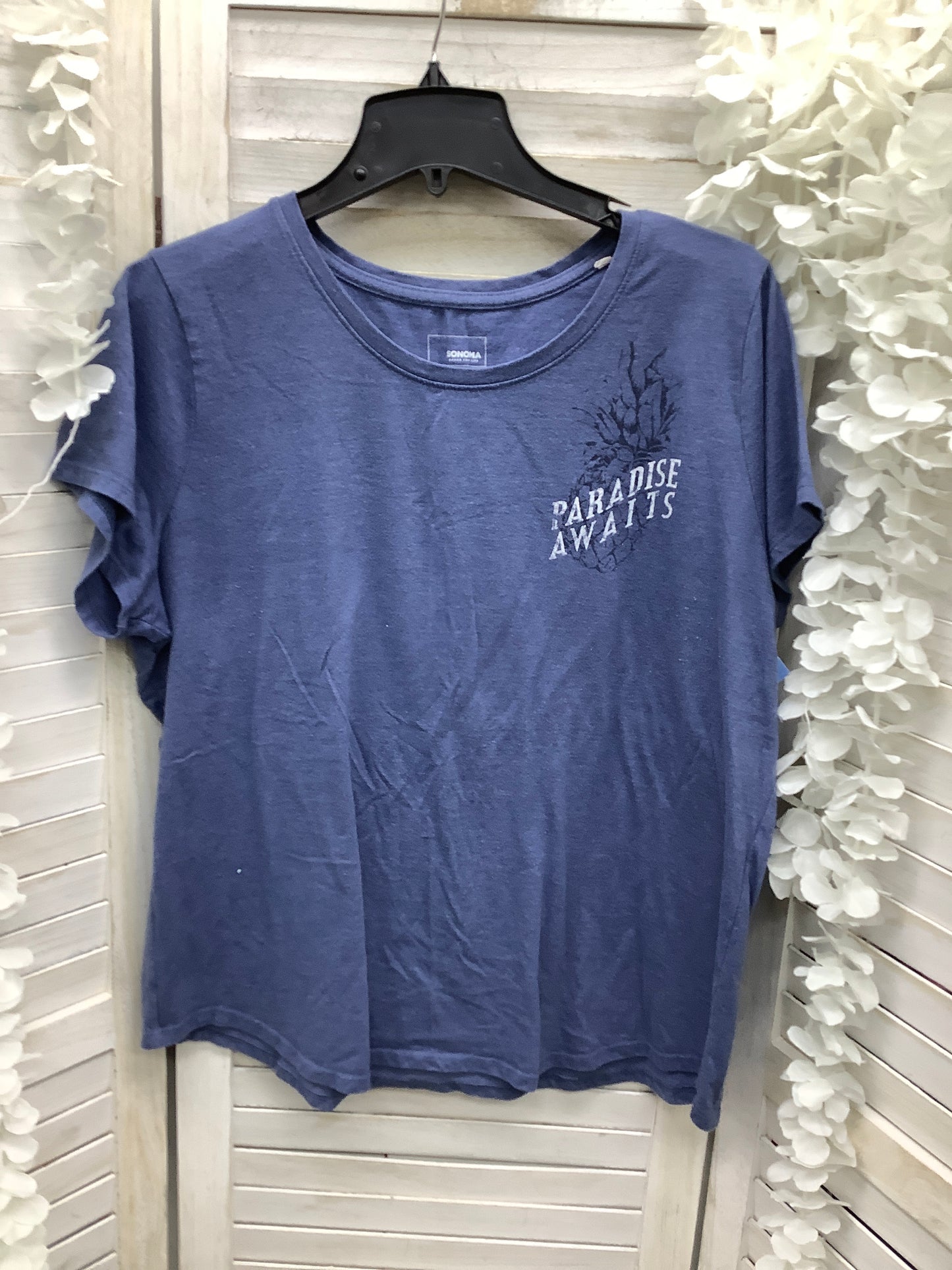 Top Short Sleeve Basic By Sonoma Size: Xxl