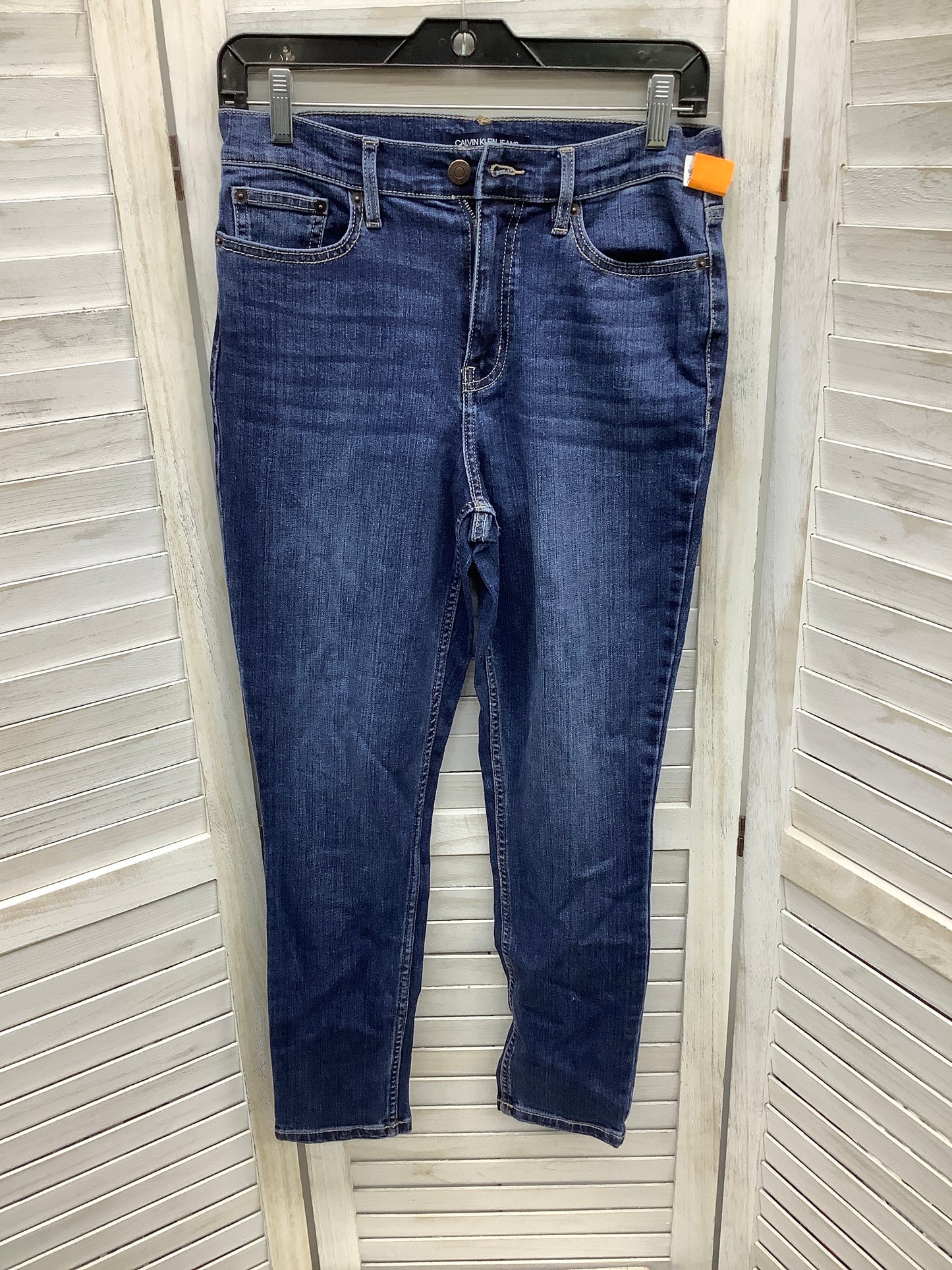 Jeans Skinny By Calvin Klein Size: 8