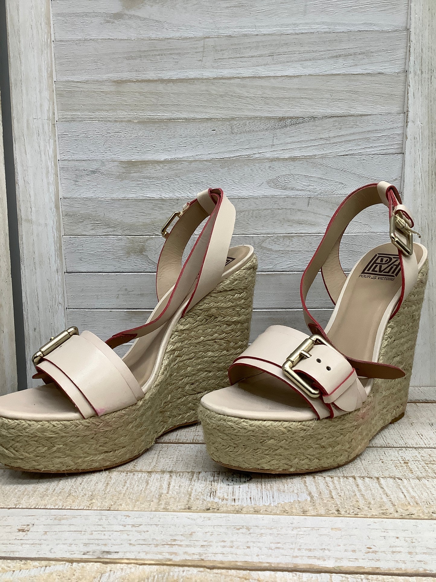 Shoes Heels Wedge By Clothes Mentor Size: 10
