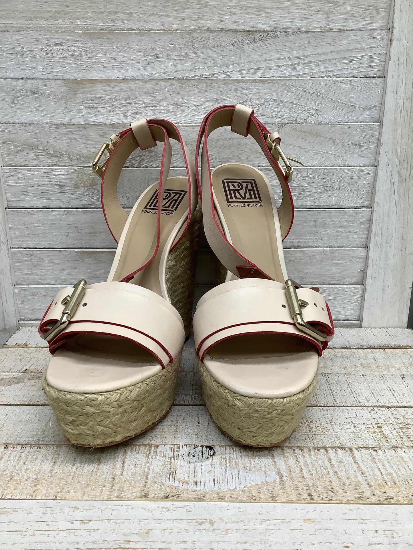 Shoes Heels Wedge By Clothes Mentor Size: 10