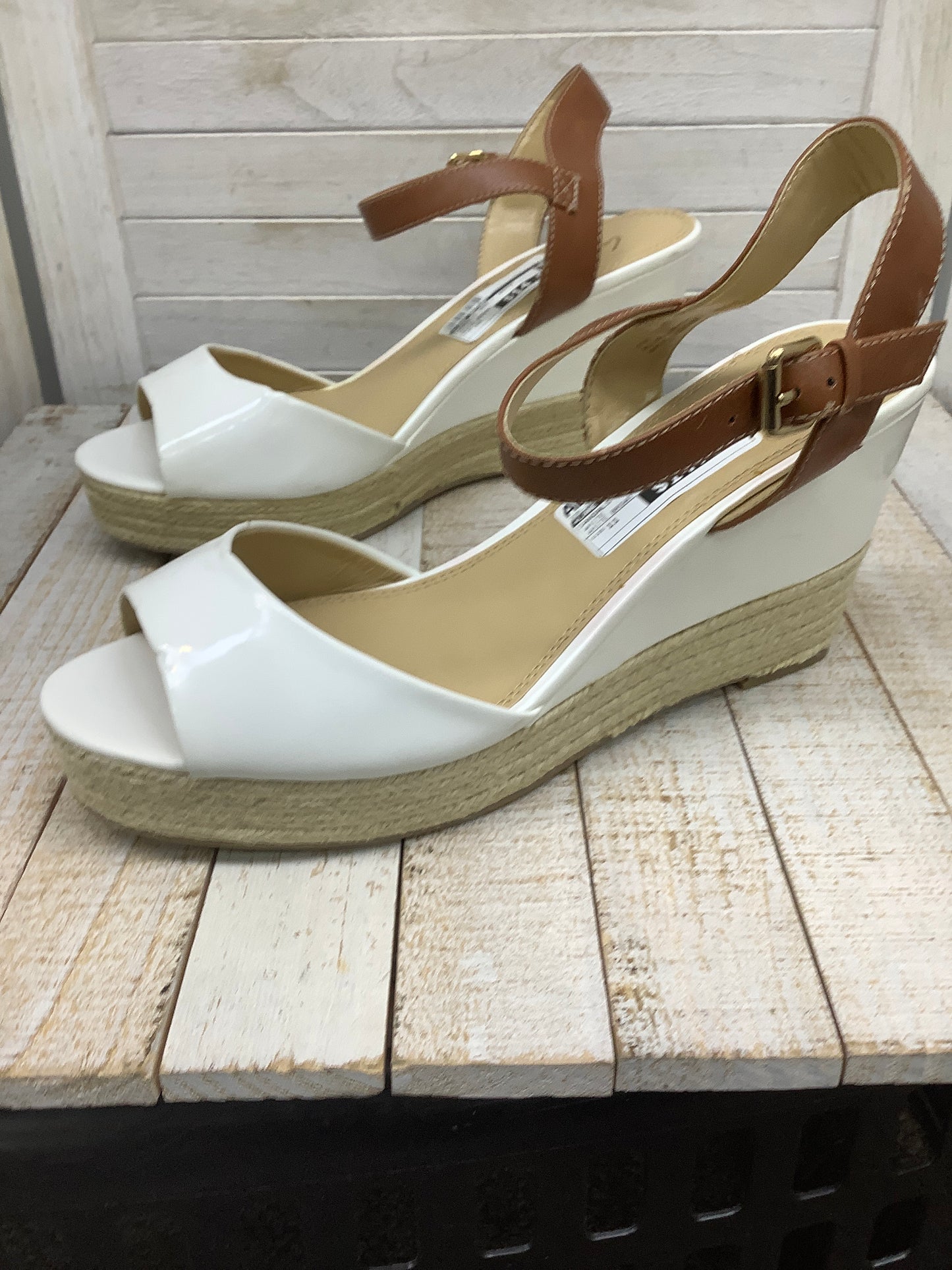 Sandals Heels Wedge By Lane Bryant Size: 11