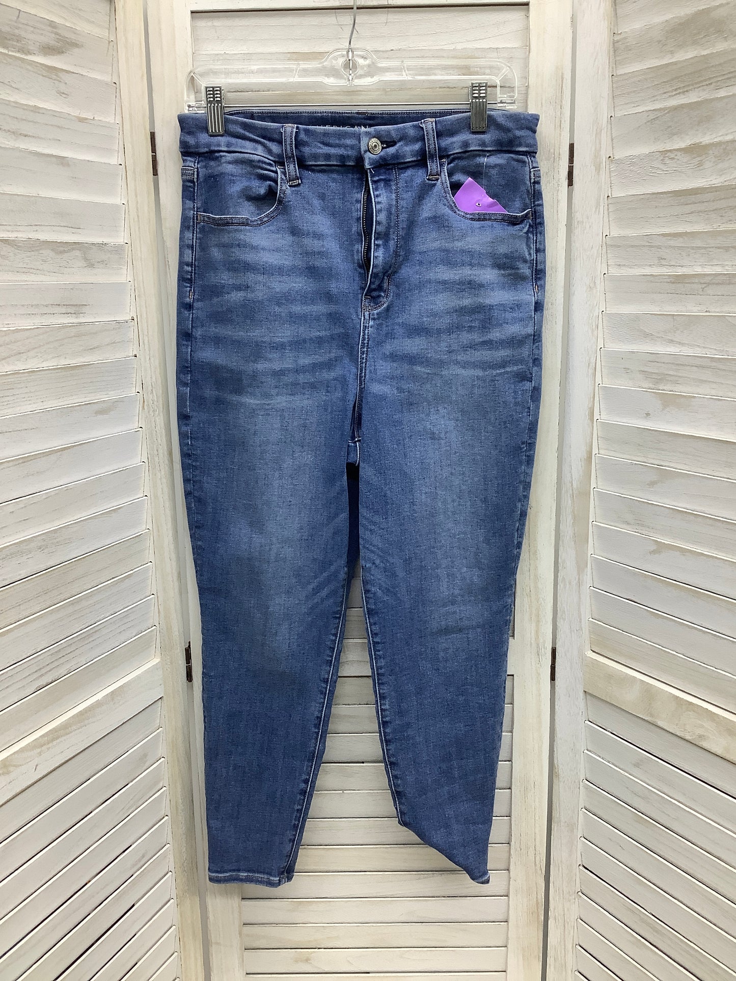 Jeans Skinny By American Eagle Size: 10