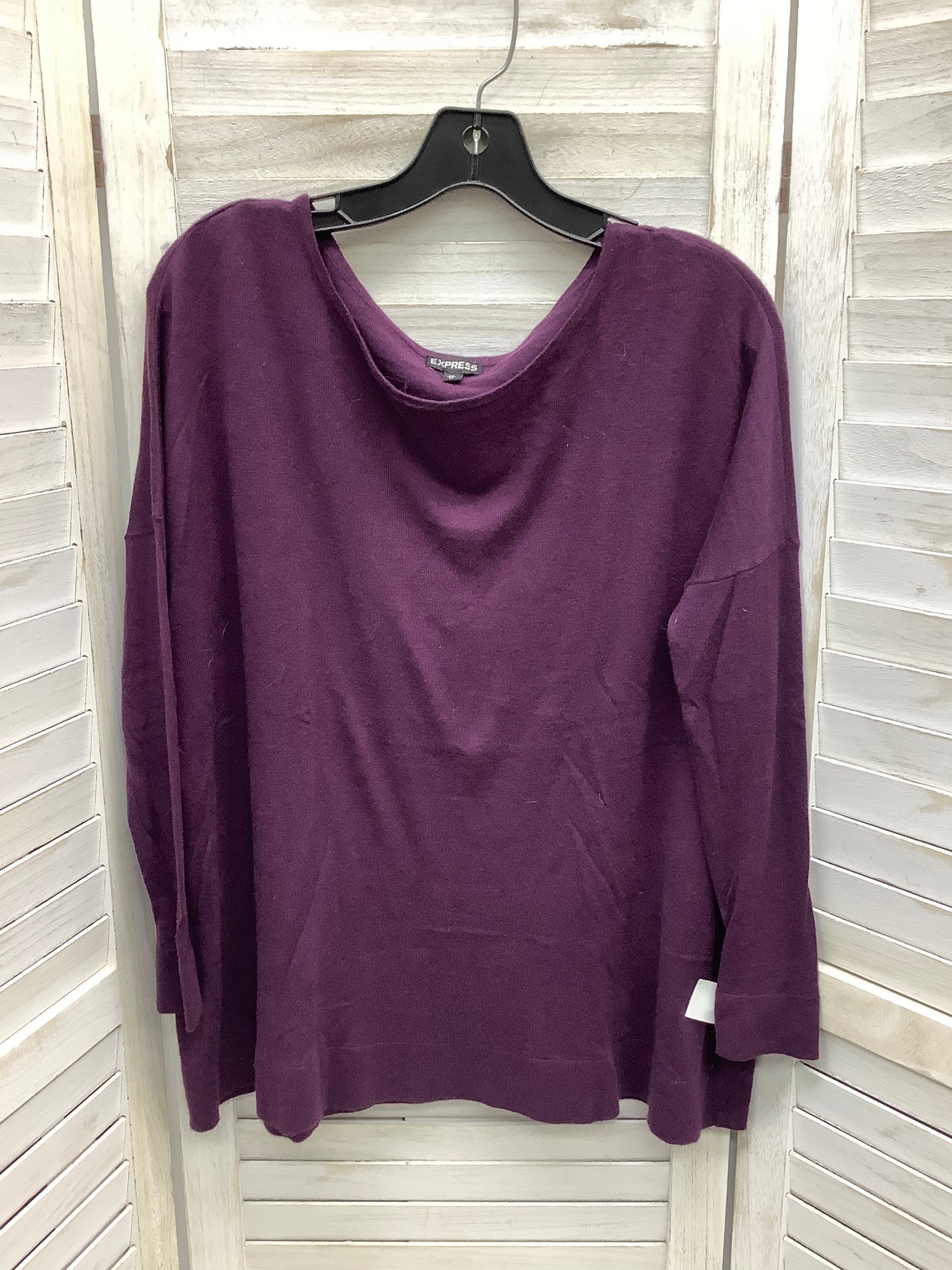 Top Long Sleeve Basic By Express Size: Xs