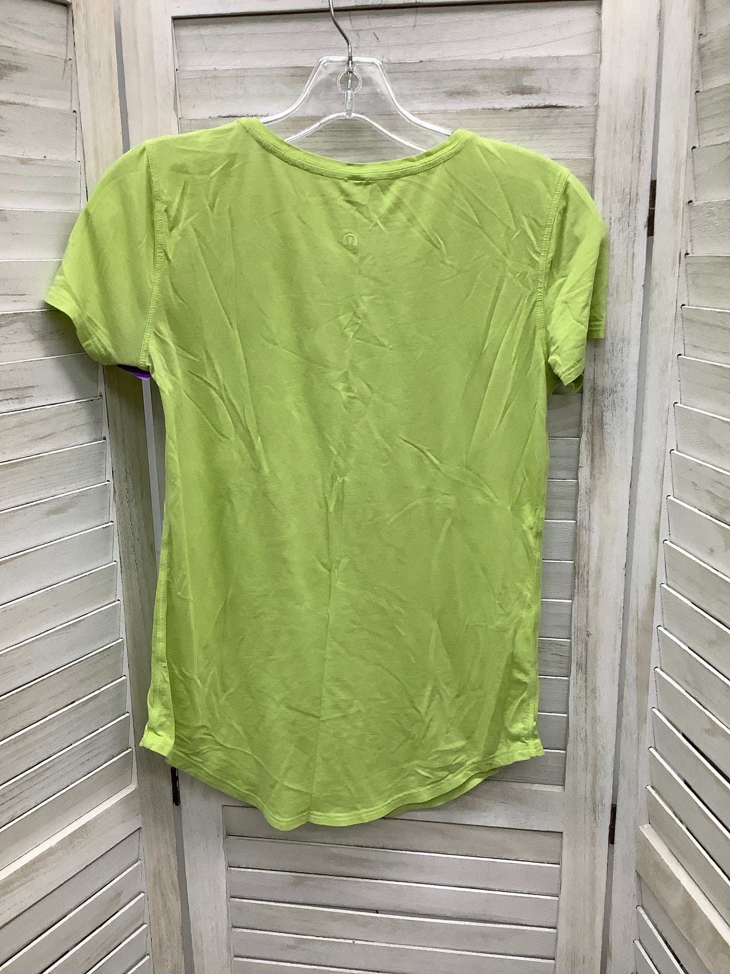 Athletic Top Short Sleeve By Lululemon Size: 0