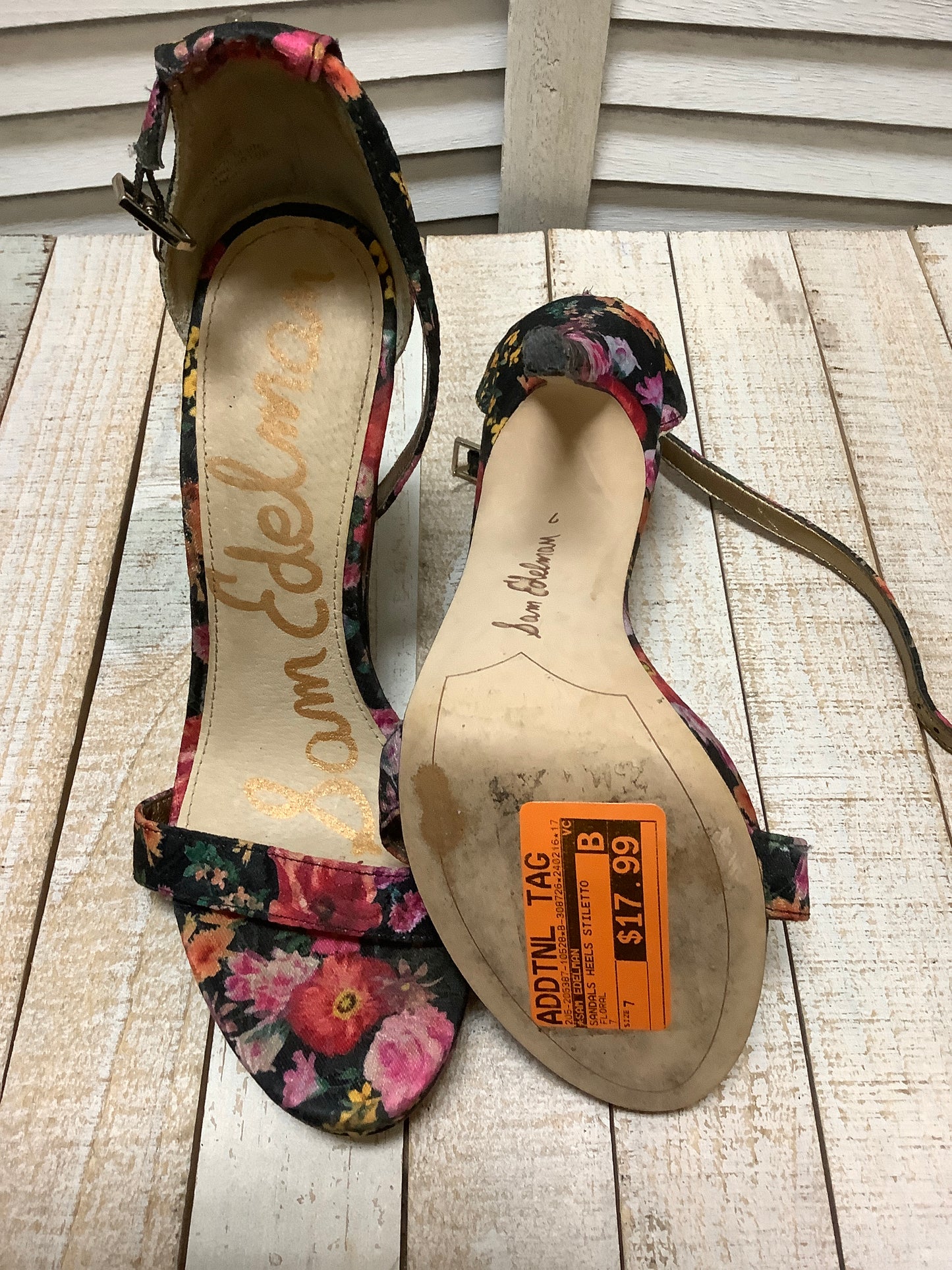Sandals Heels Stiletto By Sam Edelman Size: 7