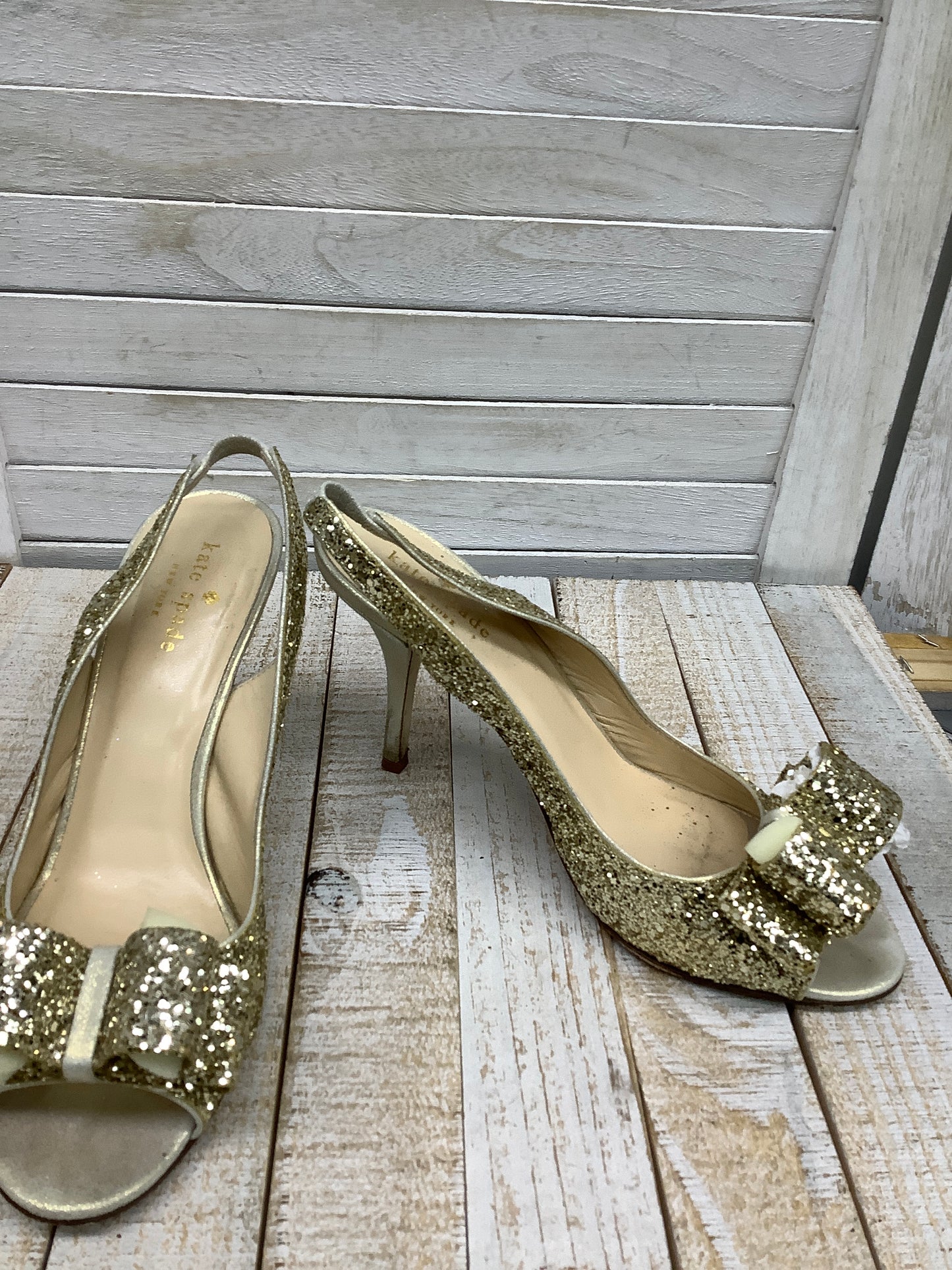 Sandals Heels Stiletto designer By Kate Spade Size: 7.5