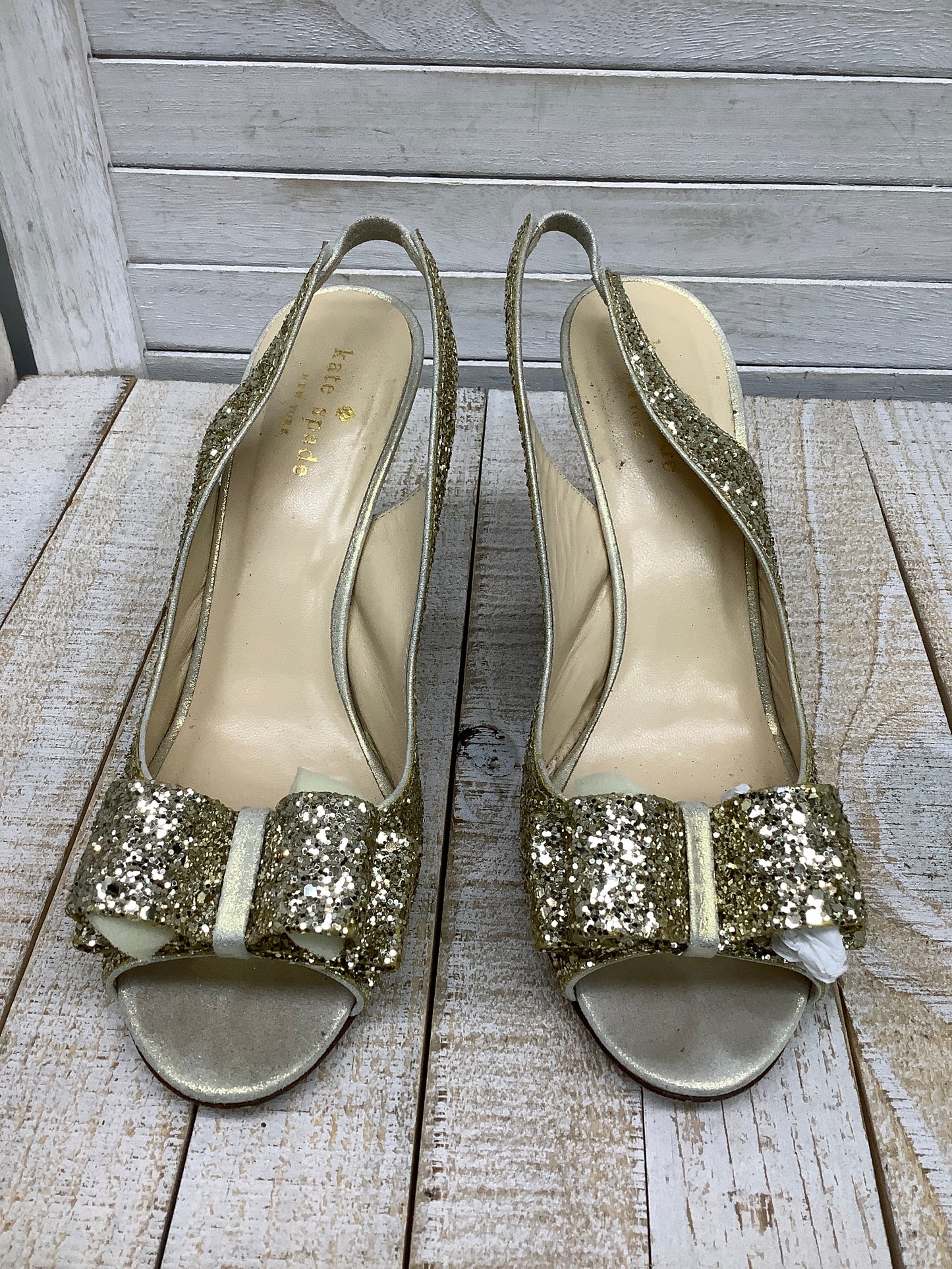 Sandals Heels Stiletto designer By Kate Spade Size: 7.5
