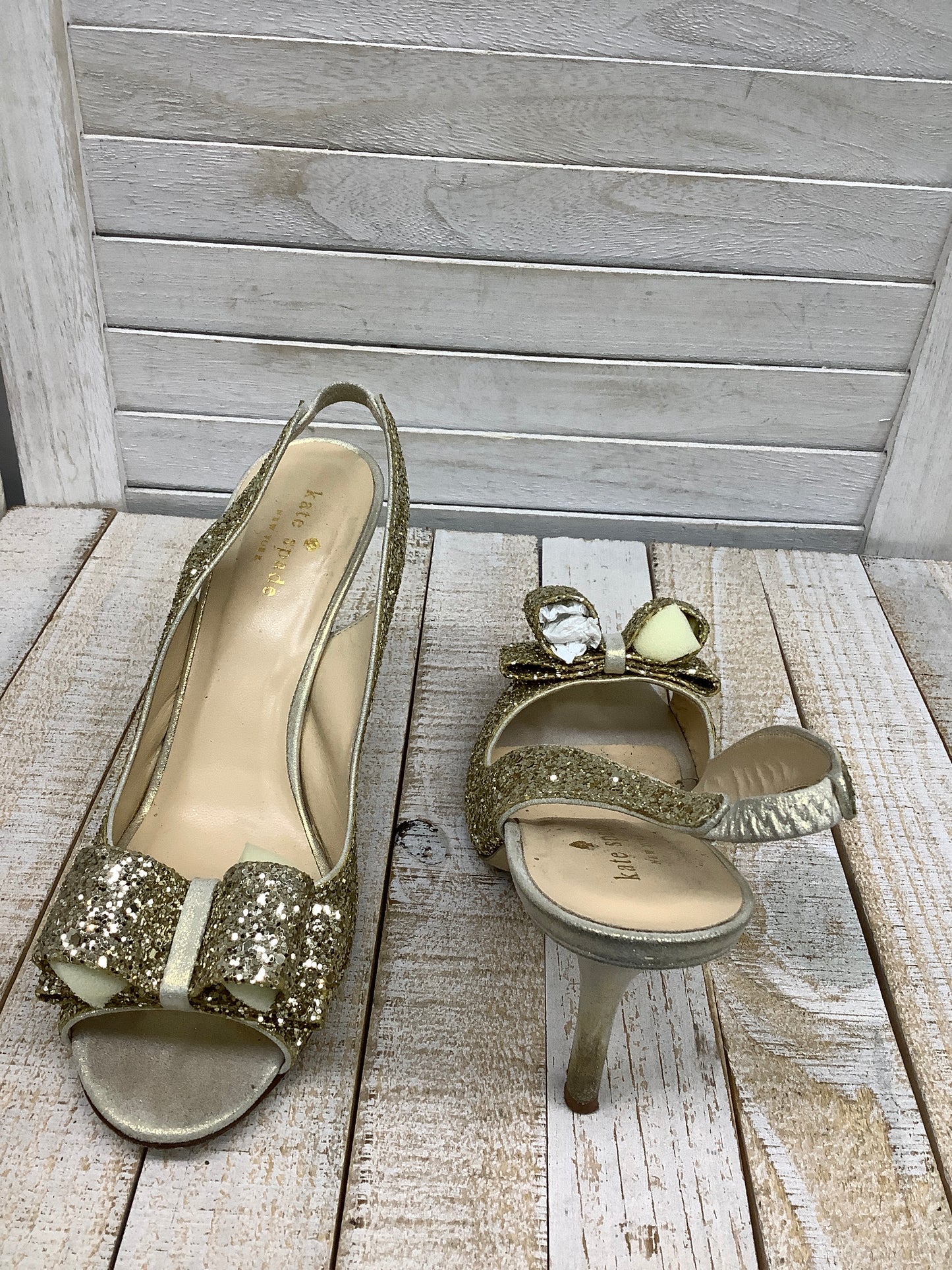 Sandals Heels Stiletto designer By Kate Spade Size: 7.5