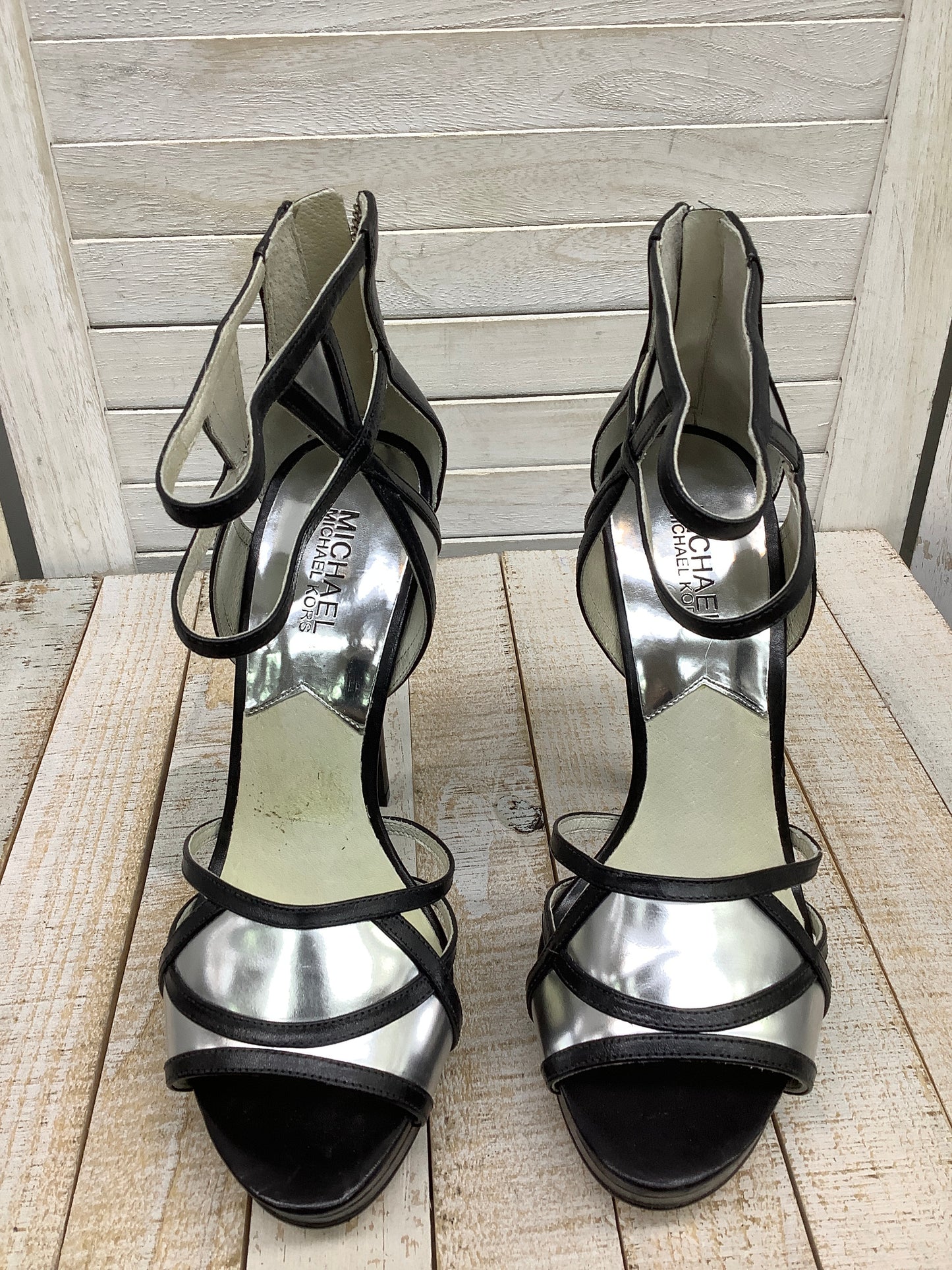 Sandals Heels Stiletto By Michael By Michael Kors Size: 9