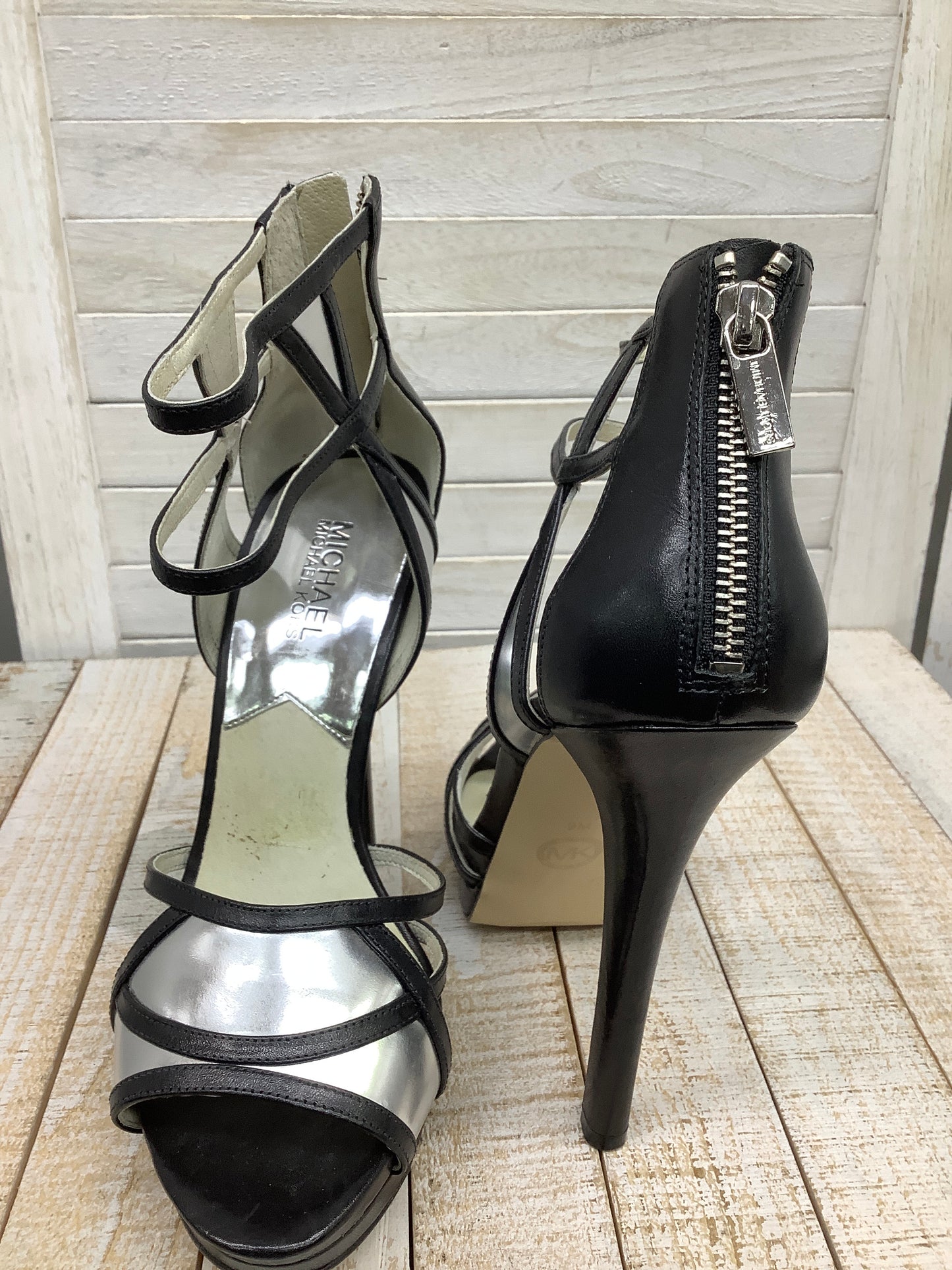 Sandals Heels Stiletto By Michael By Michael Kors Size: 9