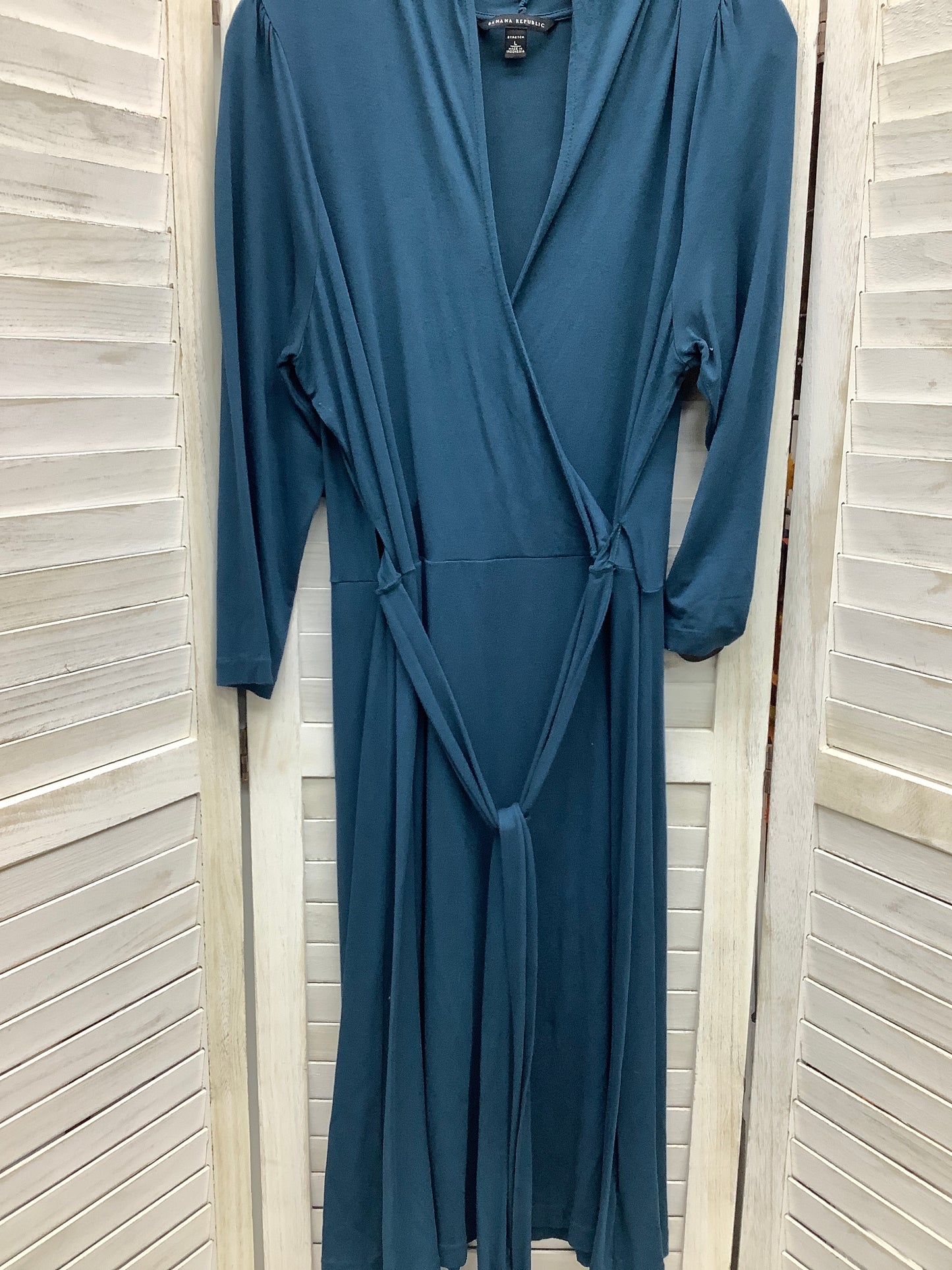 Dress Casual Maxi By Banana Republic Size: L