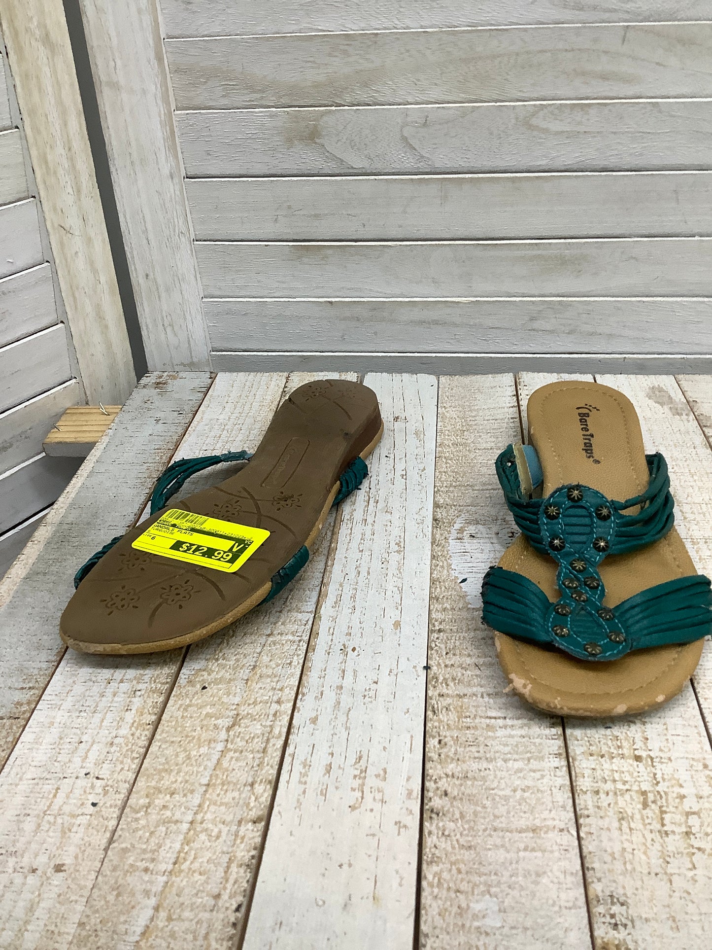 Sandals Flats By Bare Traps Size: 6