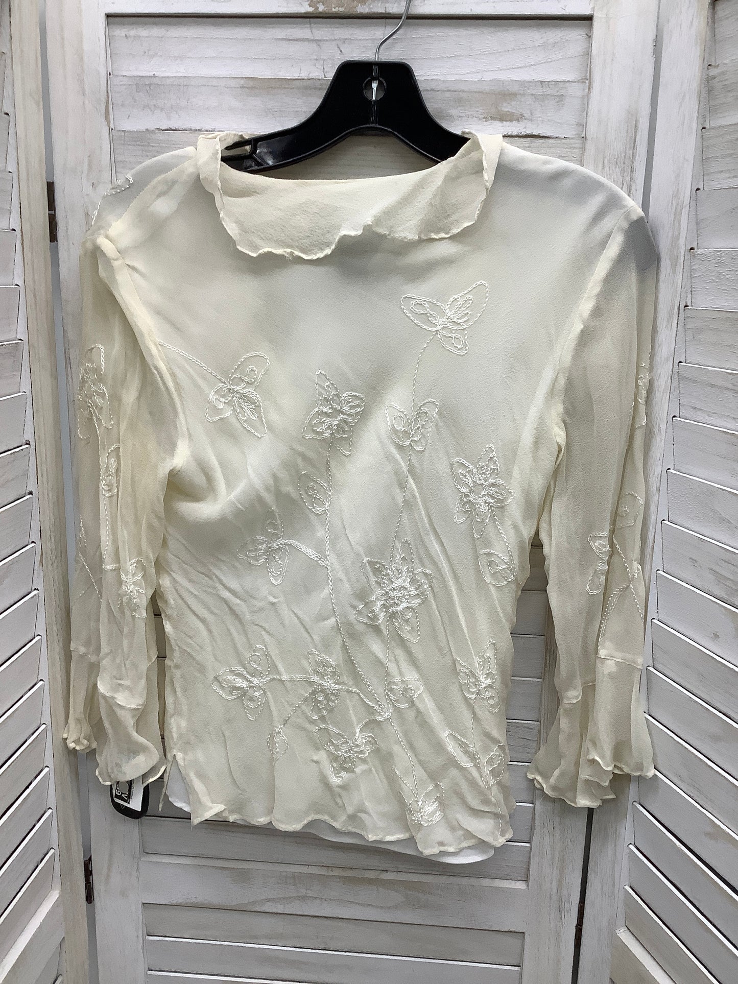 Blouse 3/4 Sleeve By Ralph Lauren Size: L