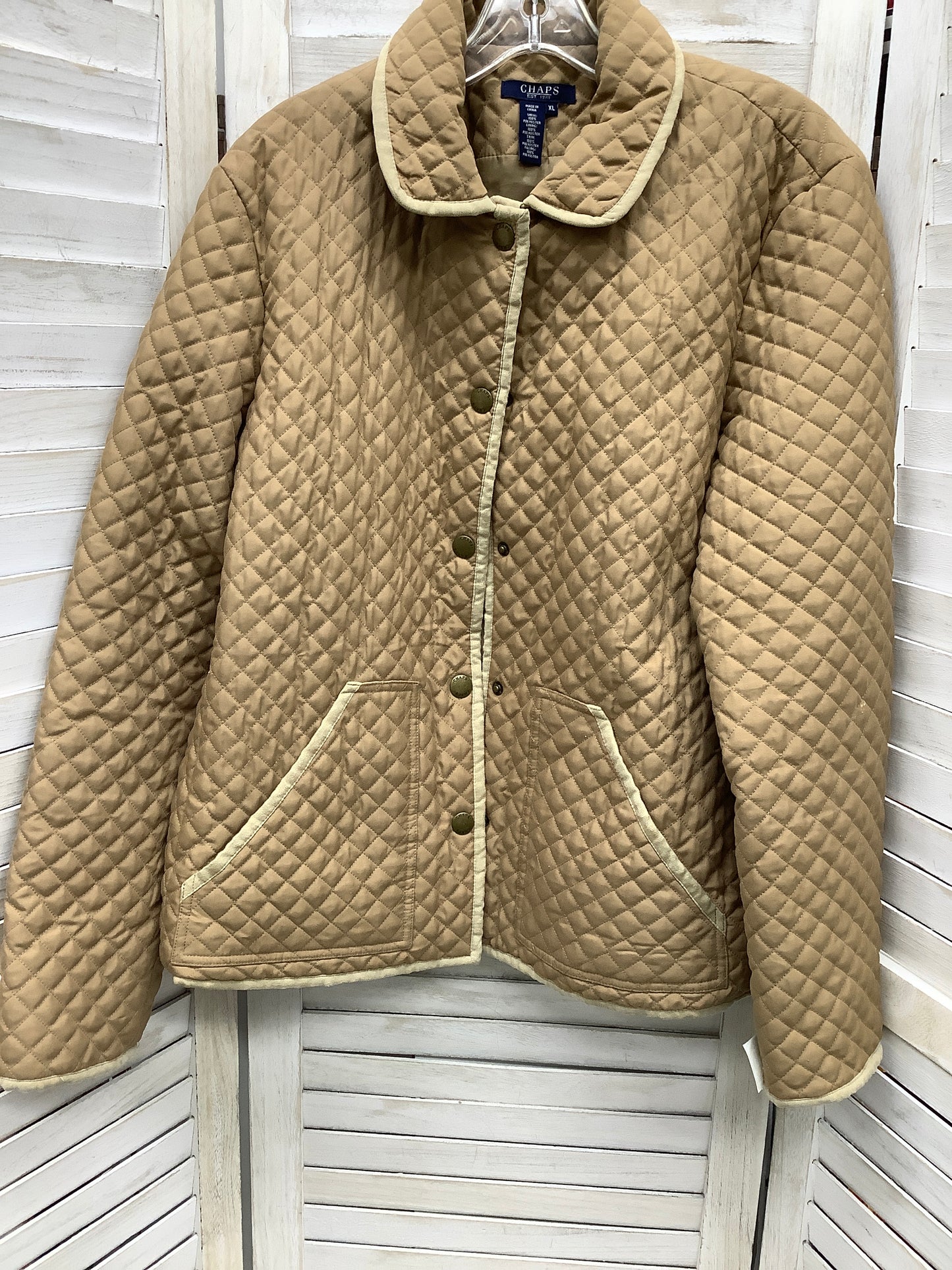 Jacket Puffer & Quilted By Chaps Size: Xl