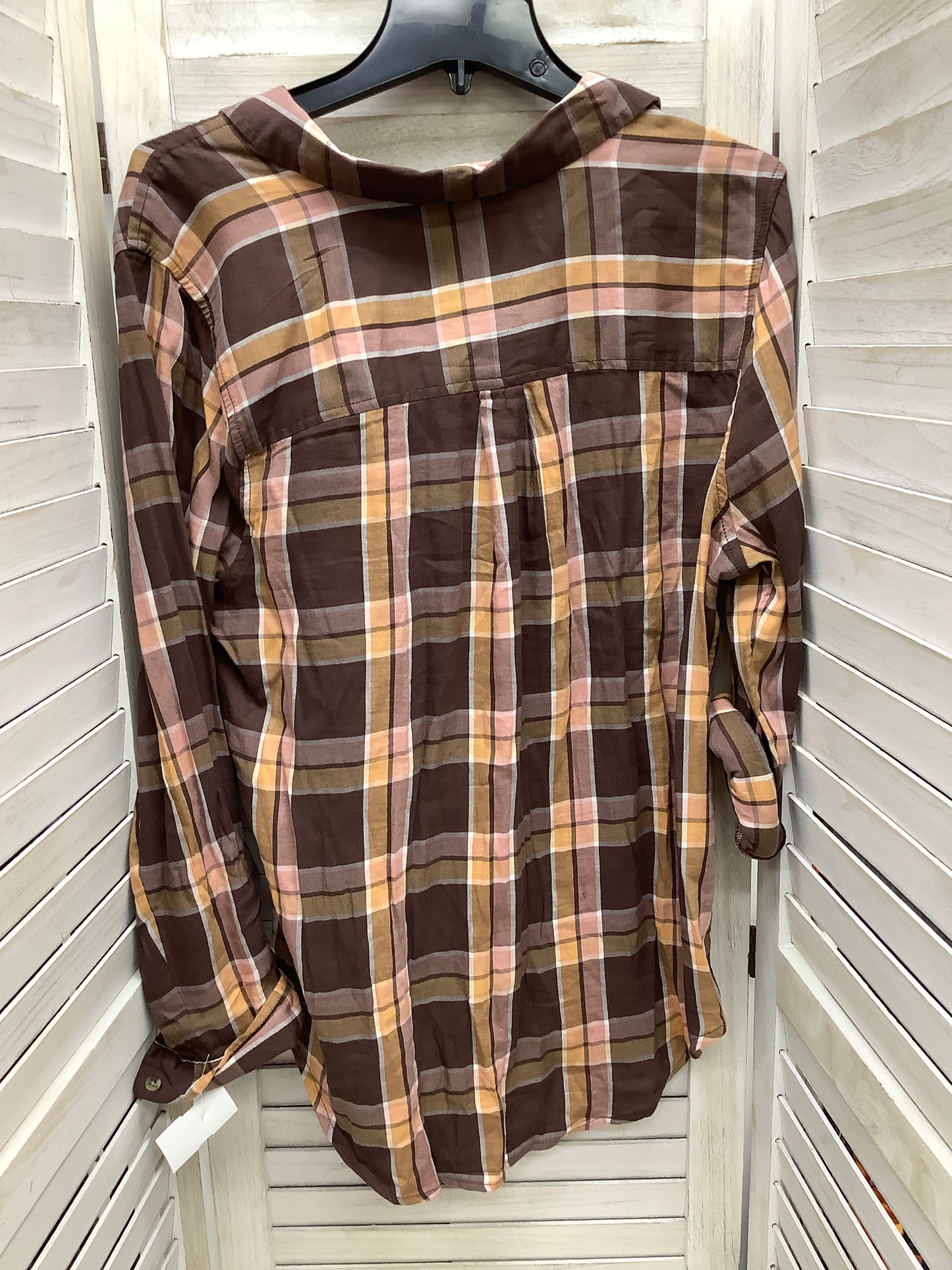 Blouse Long Sleeve By So Size: L