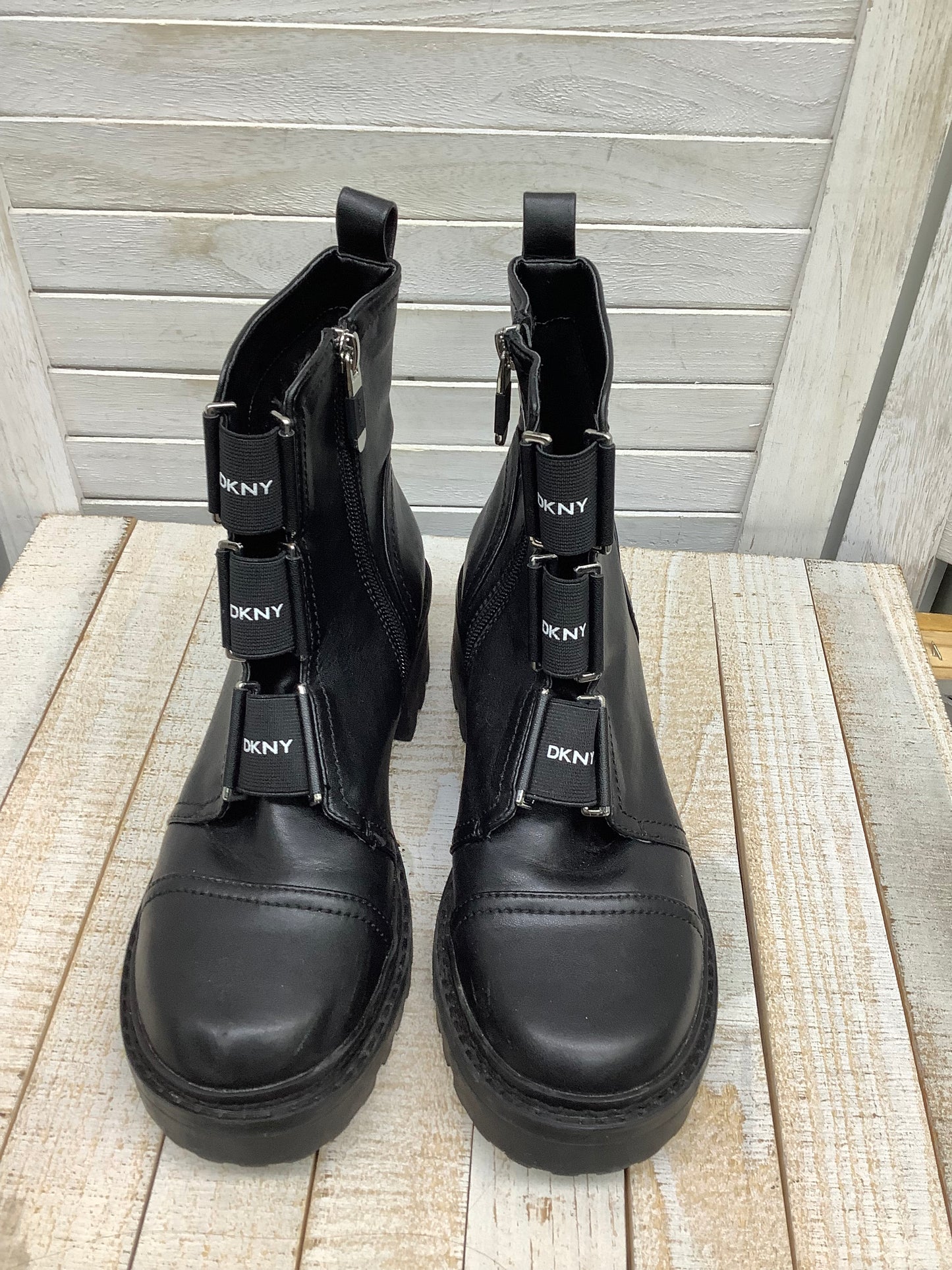 Boots Ankle Heels By Dkny Size: 7.5
